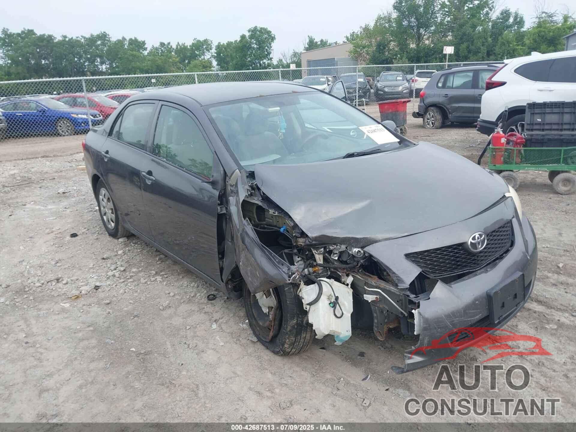 TOYOTA COROLLA 2009 - JTDBL40E89J015453