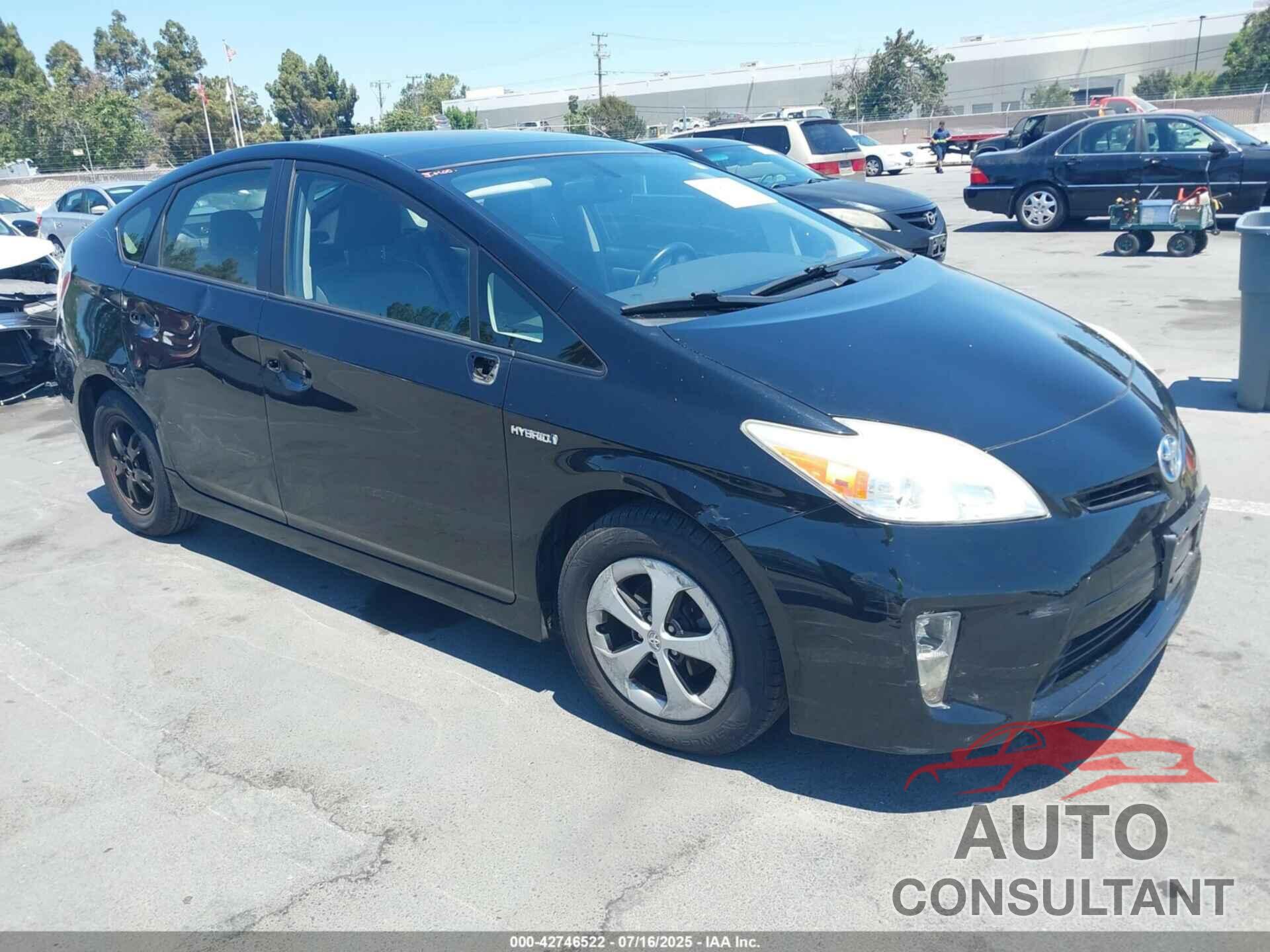 TOYOTA PRIUS 2012 - JTDKN3DU5C5393901