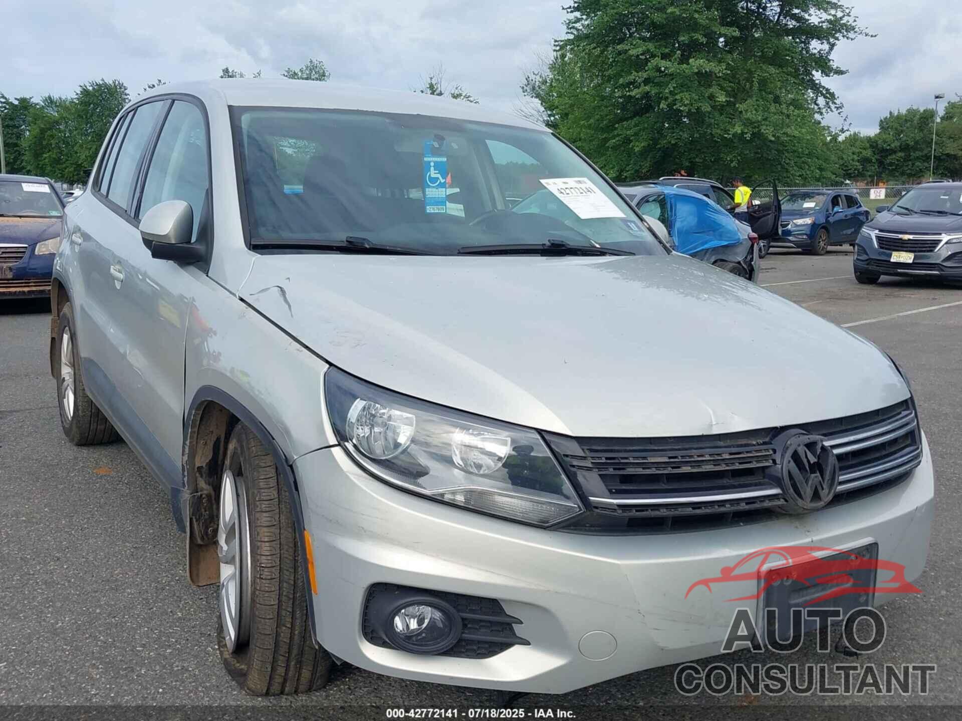 VOLKSWAGEN TIGUAN 2013 - WVGBV3AXXDW610171