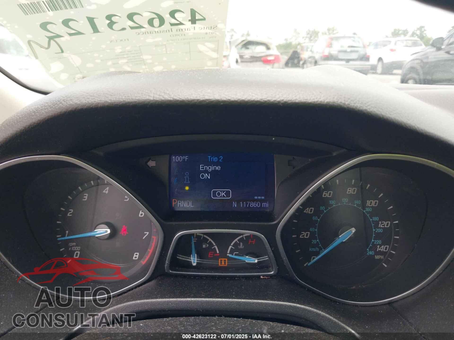 FORD FOCUS 2014 - 1FADP3F25EL172463