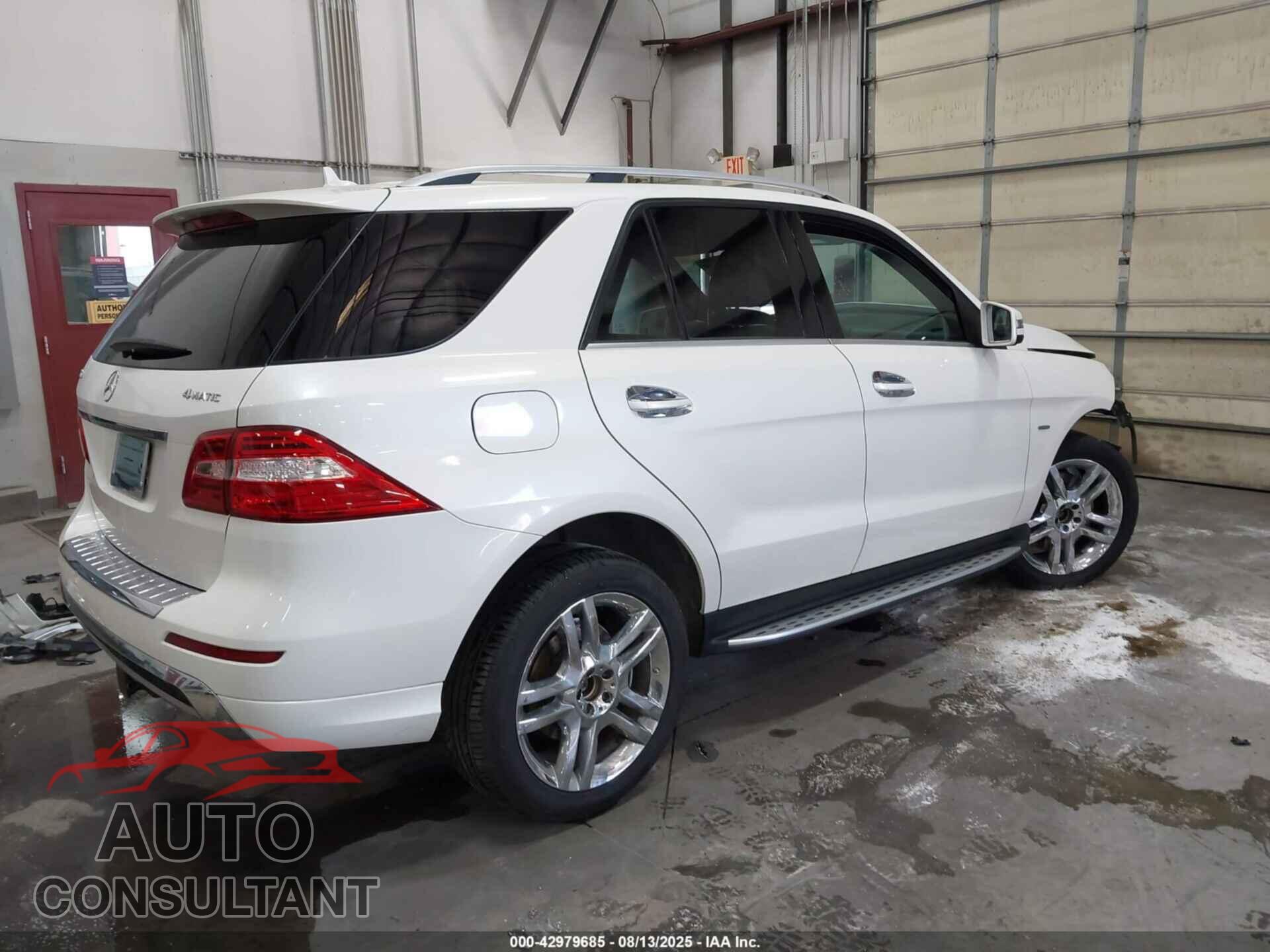 MERCEDES-BENZ ML 2012 - 4JGDA7DB7CA049385
