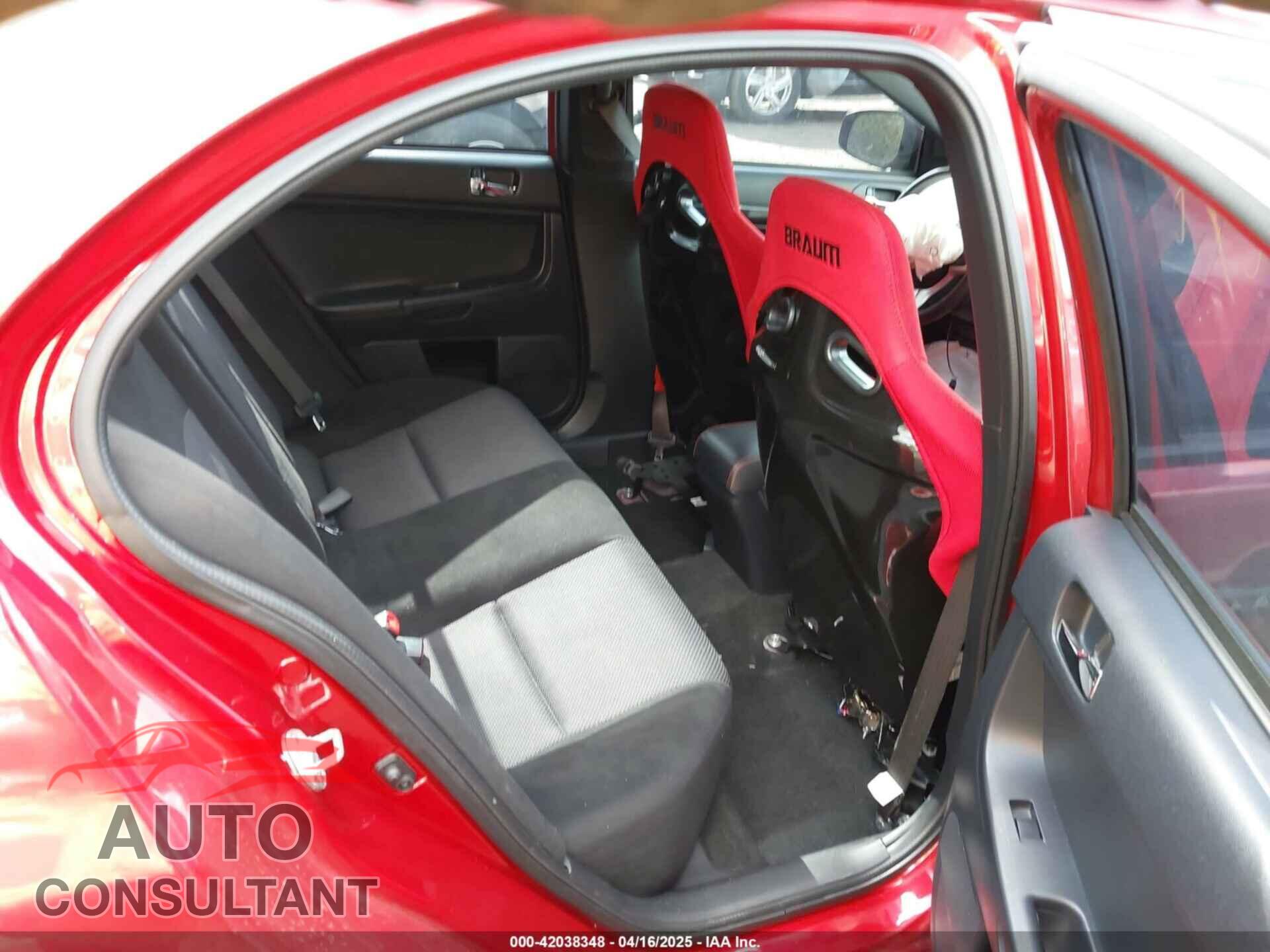MITSUBISHI LANCER EVOLUTION 2015 - JA32W7FV9FU028768