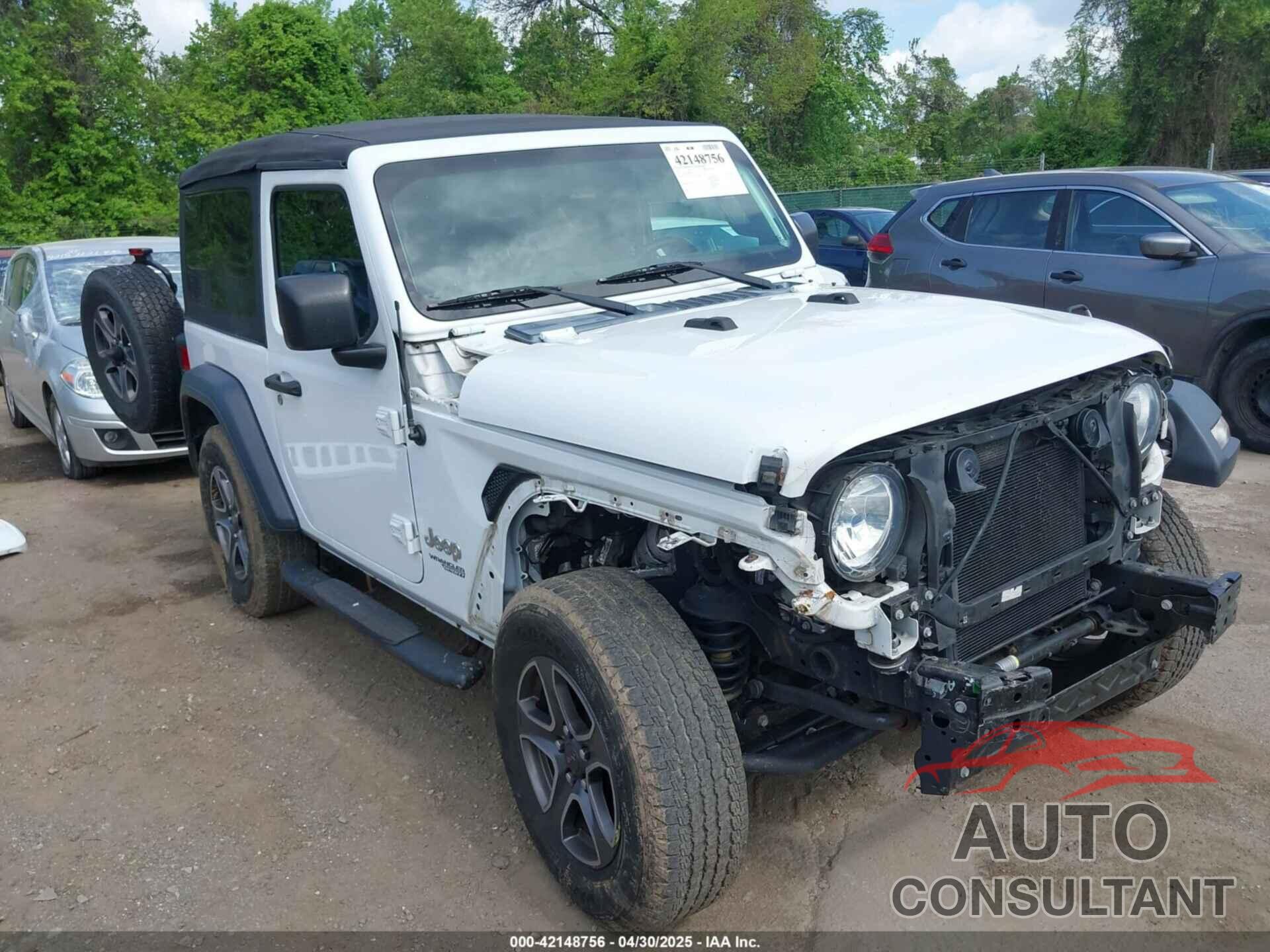 JEEP WRANGLER 2018 - 1C4GJXAG8JW156172