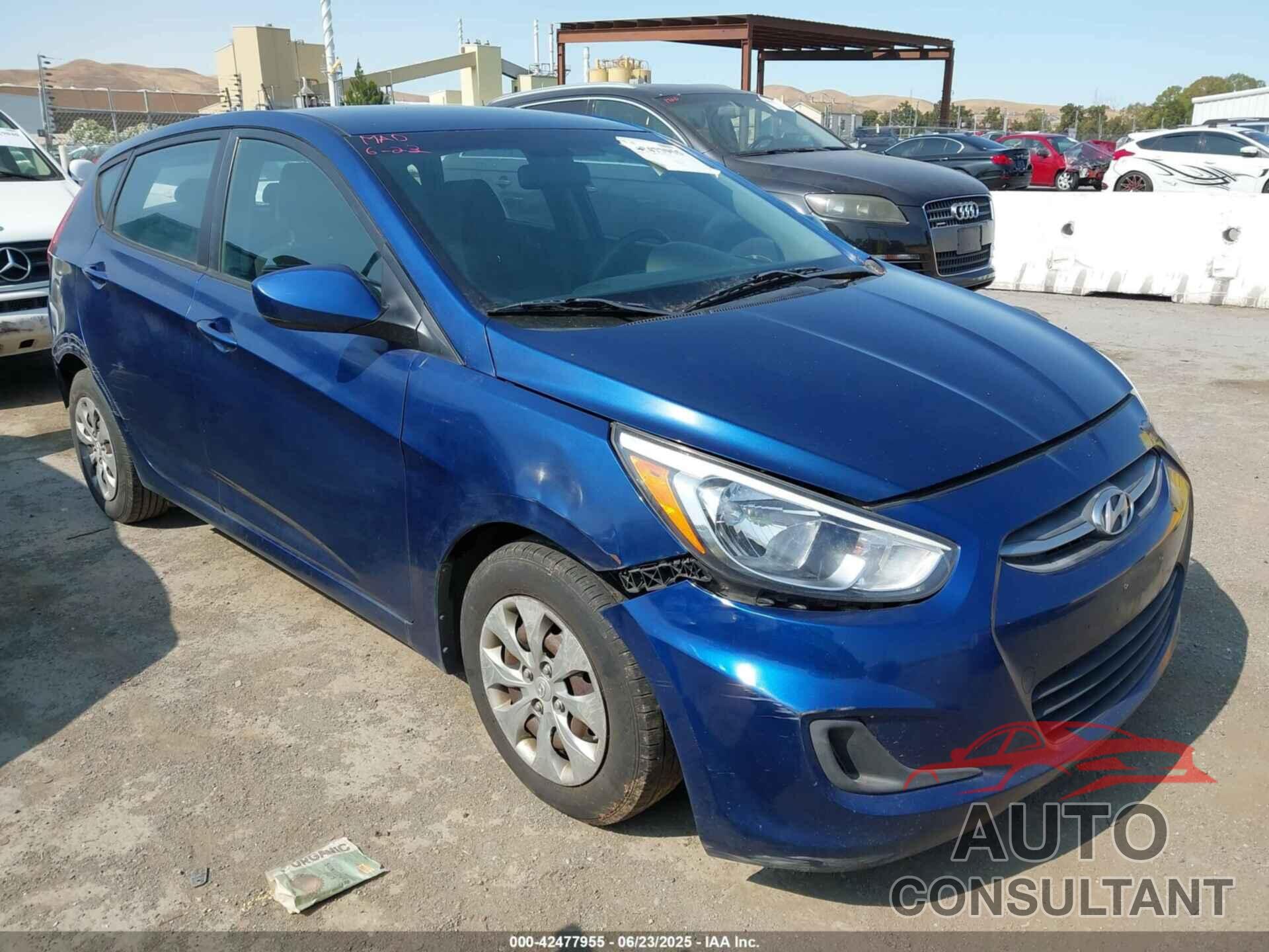HYUNDAI ACCENT 2016 - KMHCT5AE1GU255301