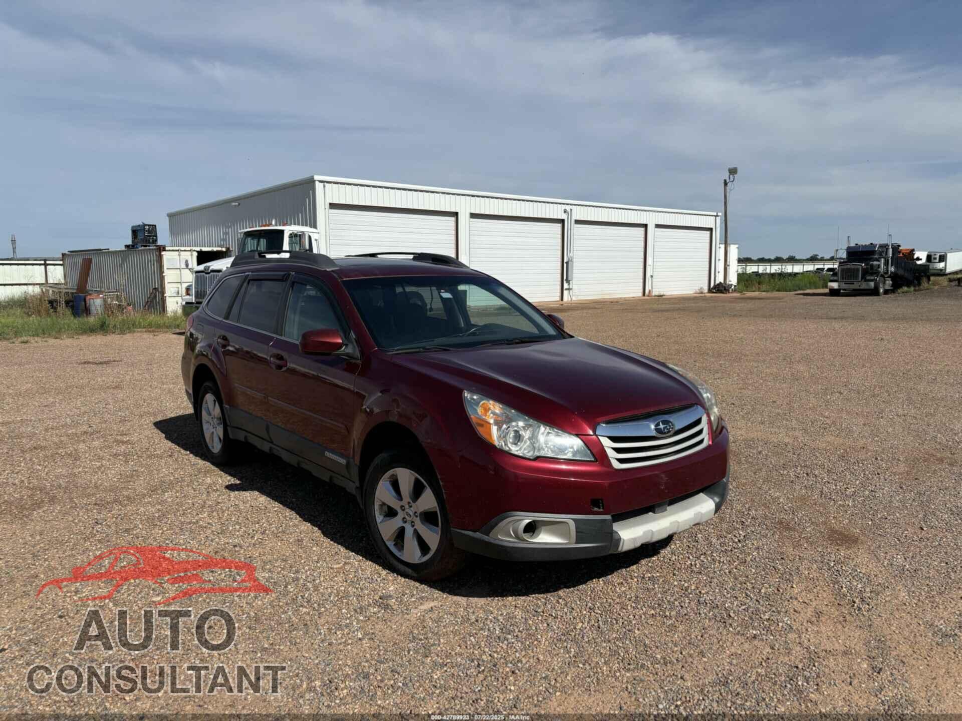 SUBARU OUTBACK 2012 - 4S4BRCKC5C3290533