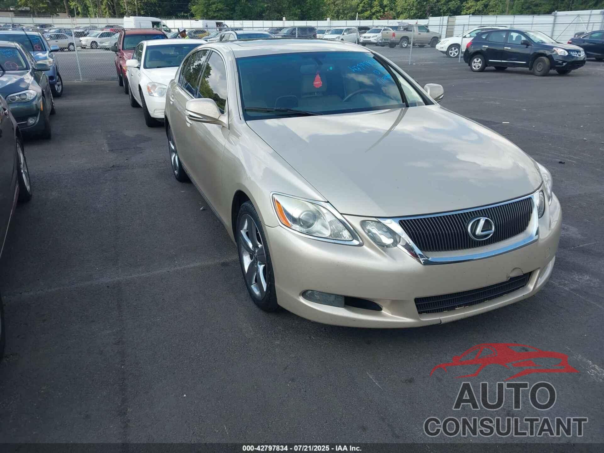LEXUS GS 350 2011 - JTHBE1KS6B0052510