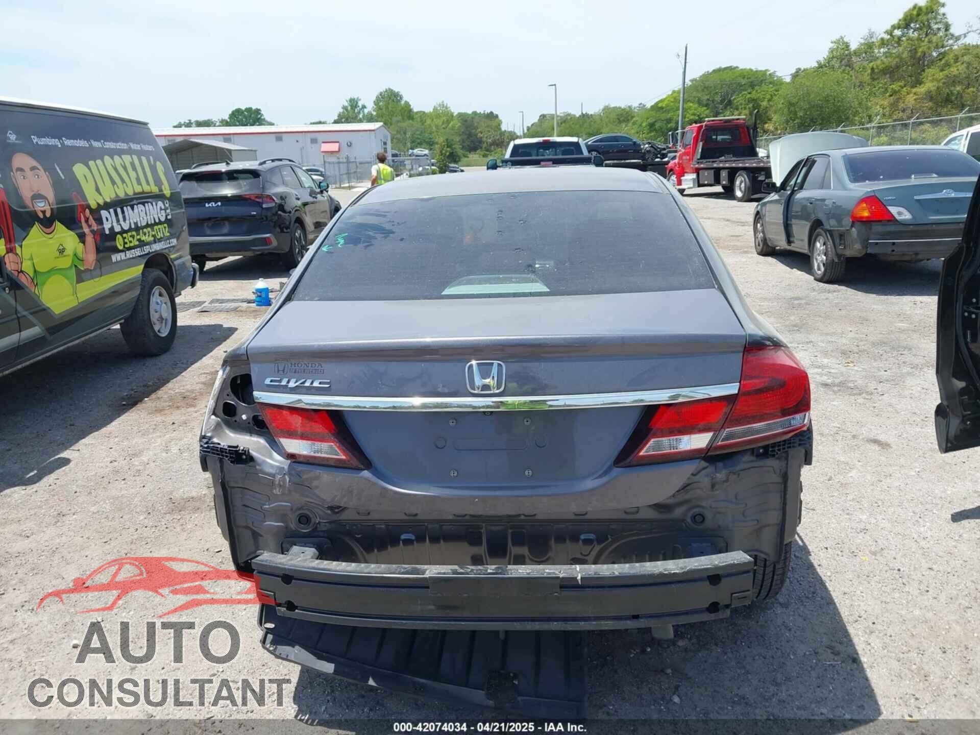 HONDA CIVIC 2014 - 19XFB2F51EE067871