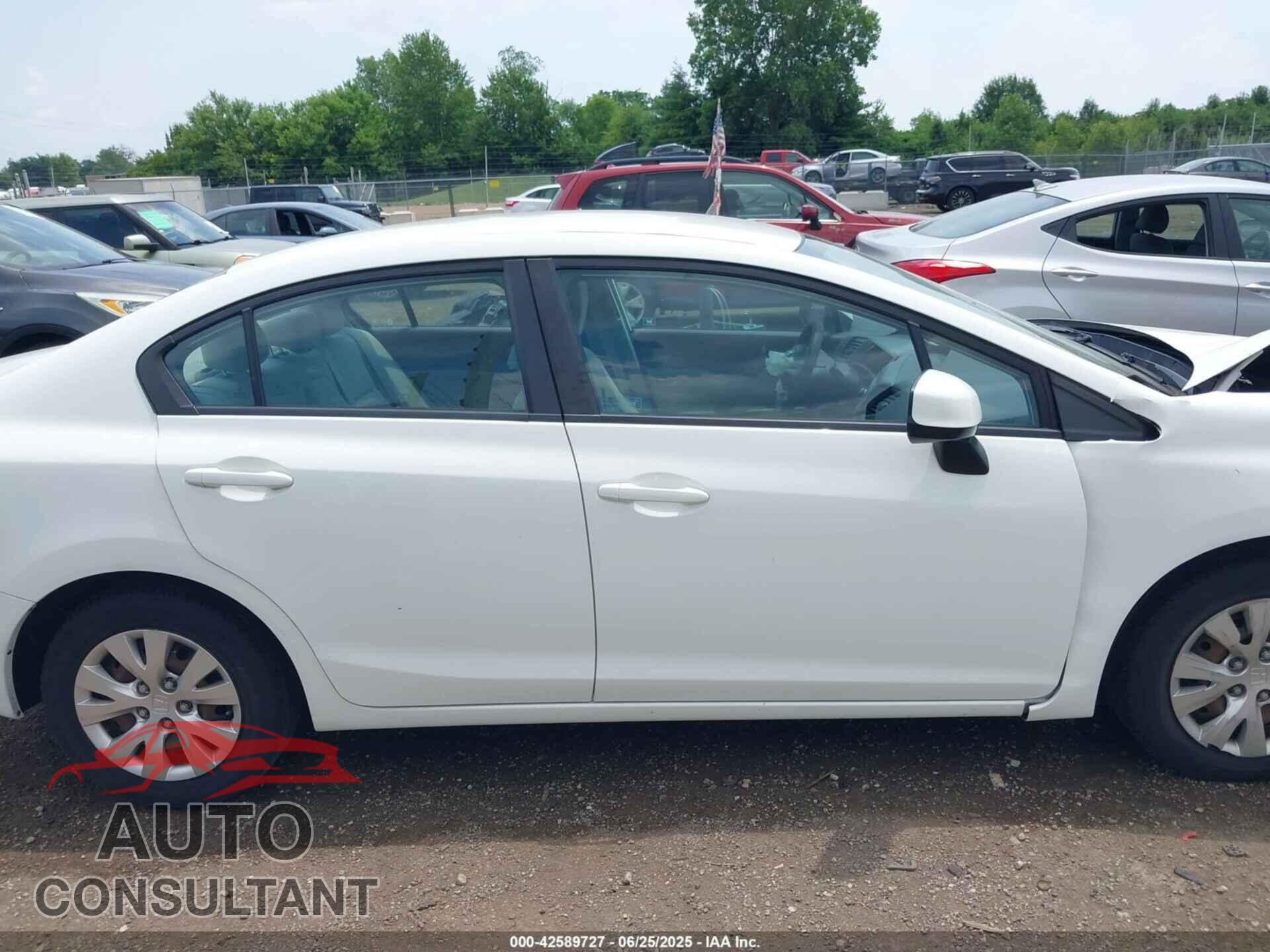 HONDA CIVIC 2012 - 19XFB2F50CE060813