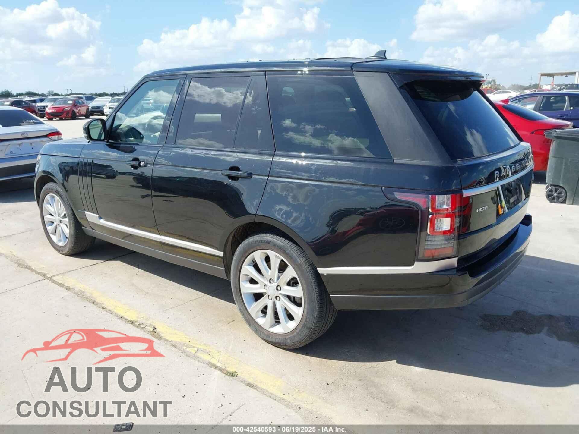 LAND ROVER RANGE ROVER 2016 - SALGS2VF6GA270624