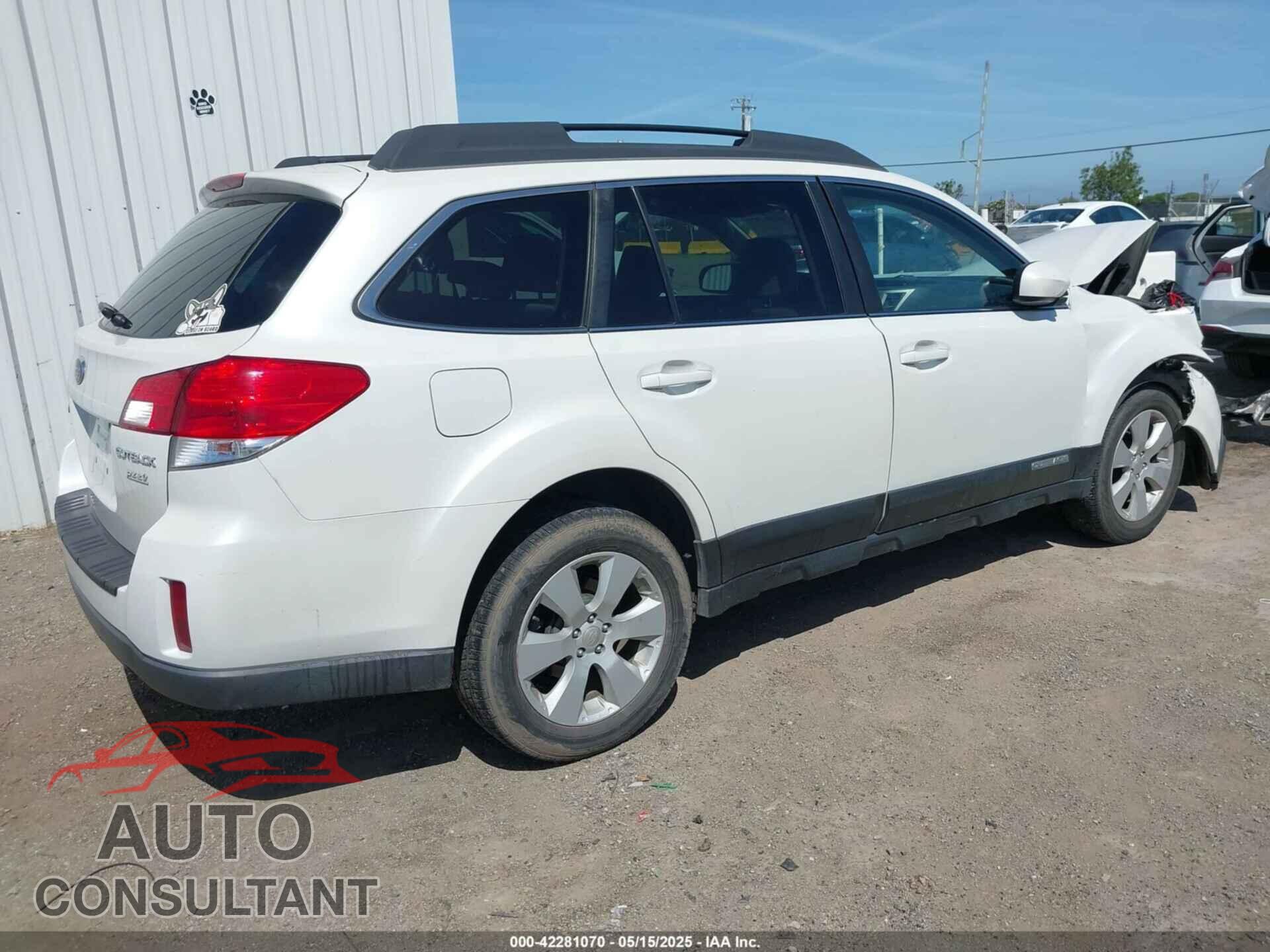SUBARU OUTBACK 2012 - 4S4BRBCC9C3282475