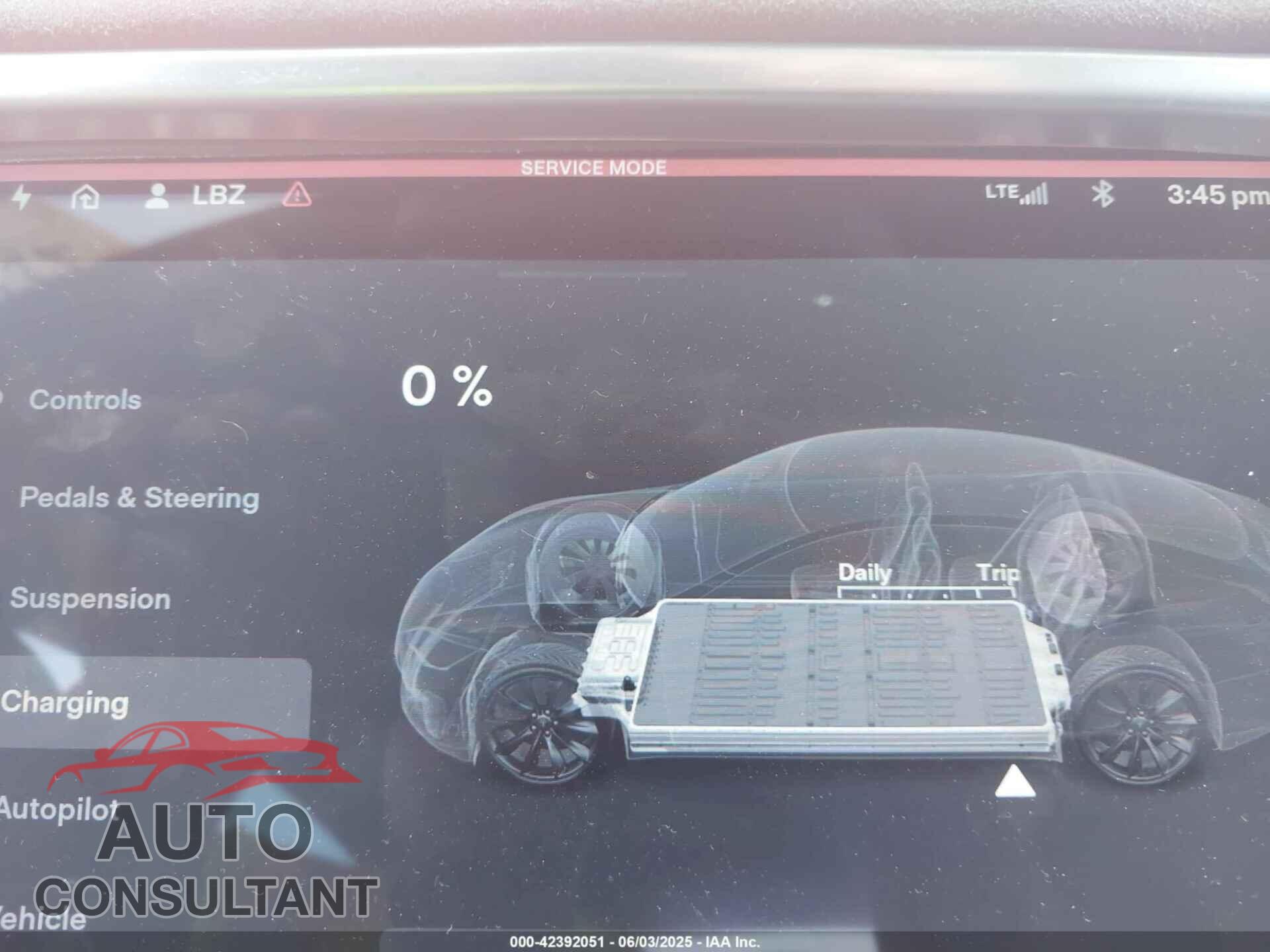 TESLA MODEL S 2015 - 5YJSA1E4XFF113973