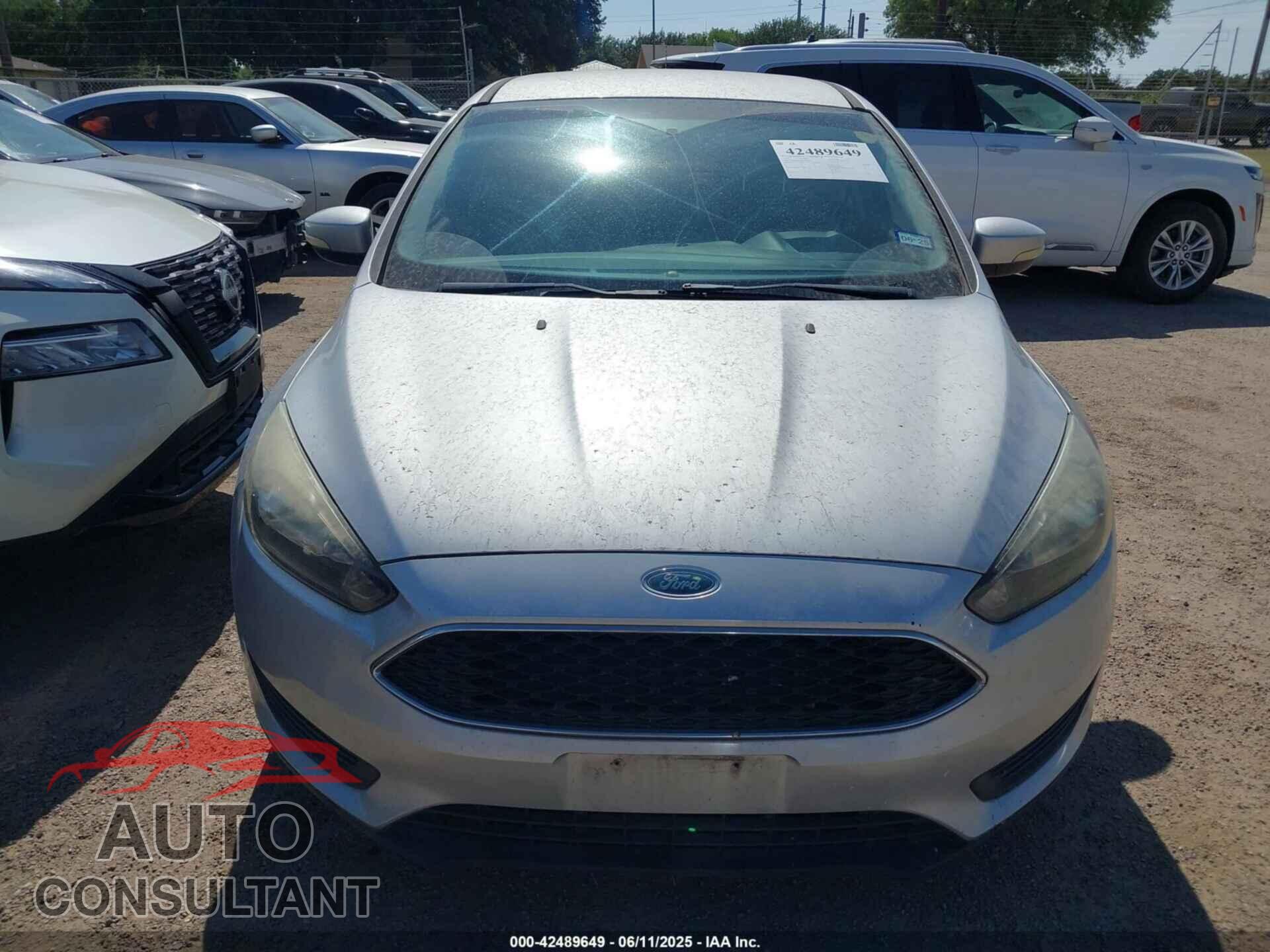 FORD FOCUS 2017 - 1FADP3F21HL318927