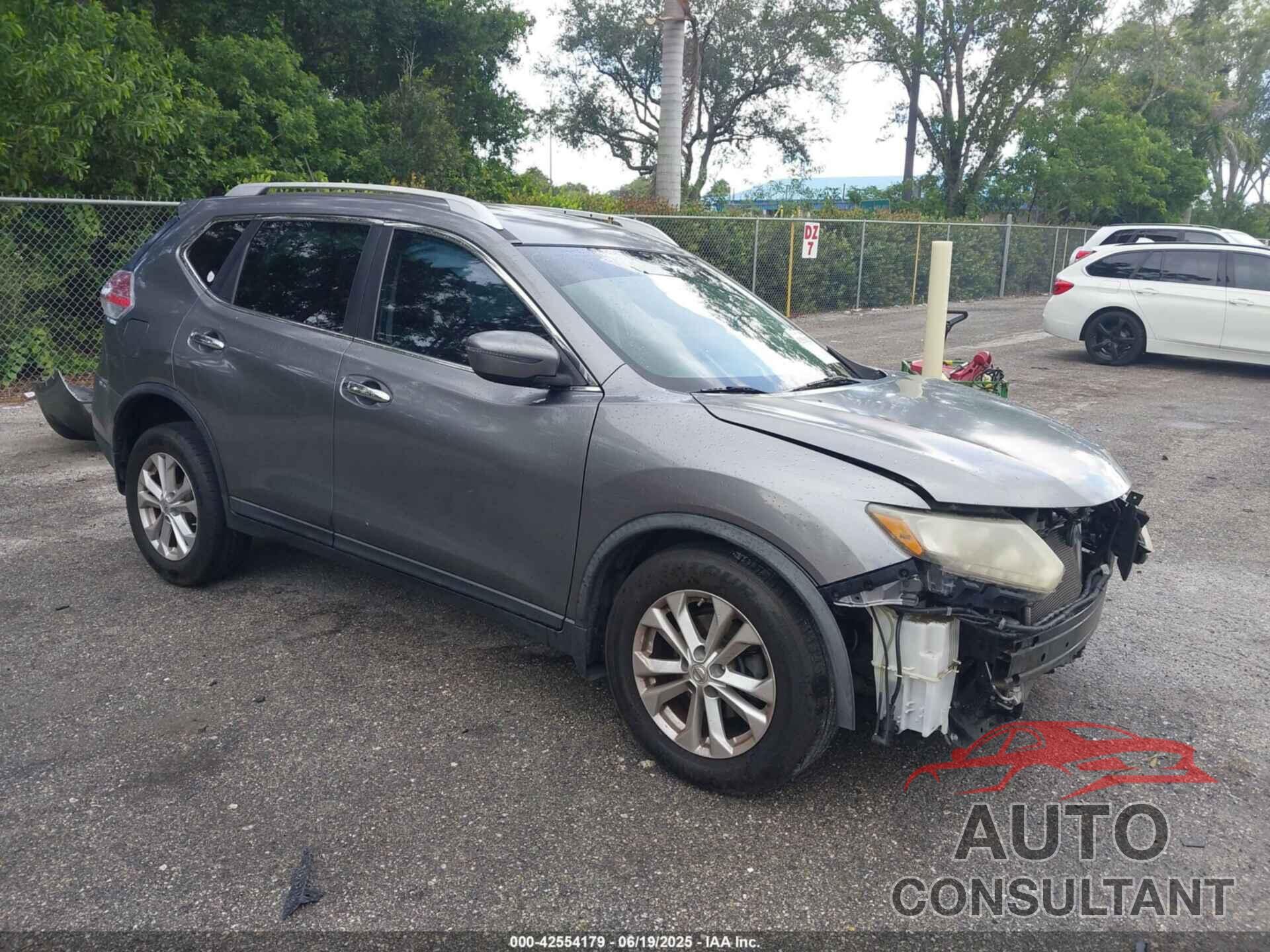NISSAN ROGUE 2016 - KNMAT2MT5GP597207