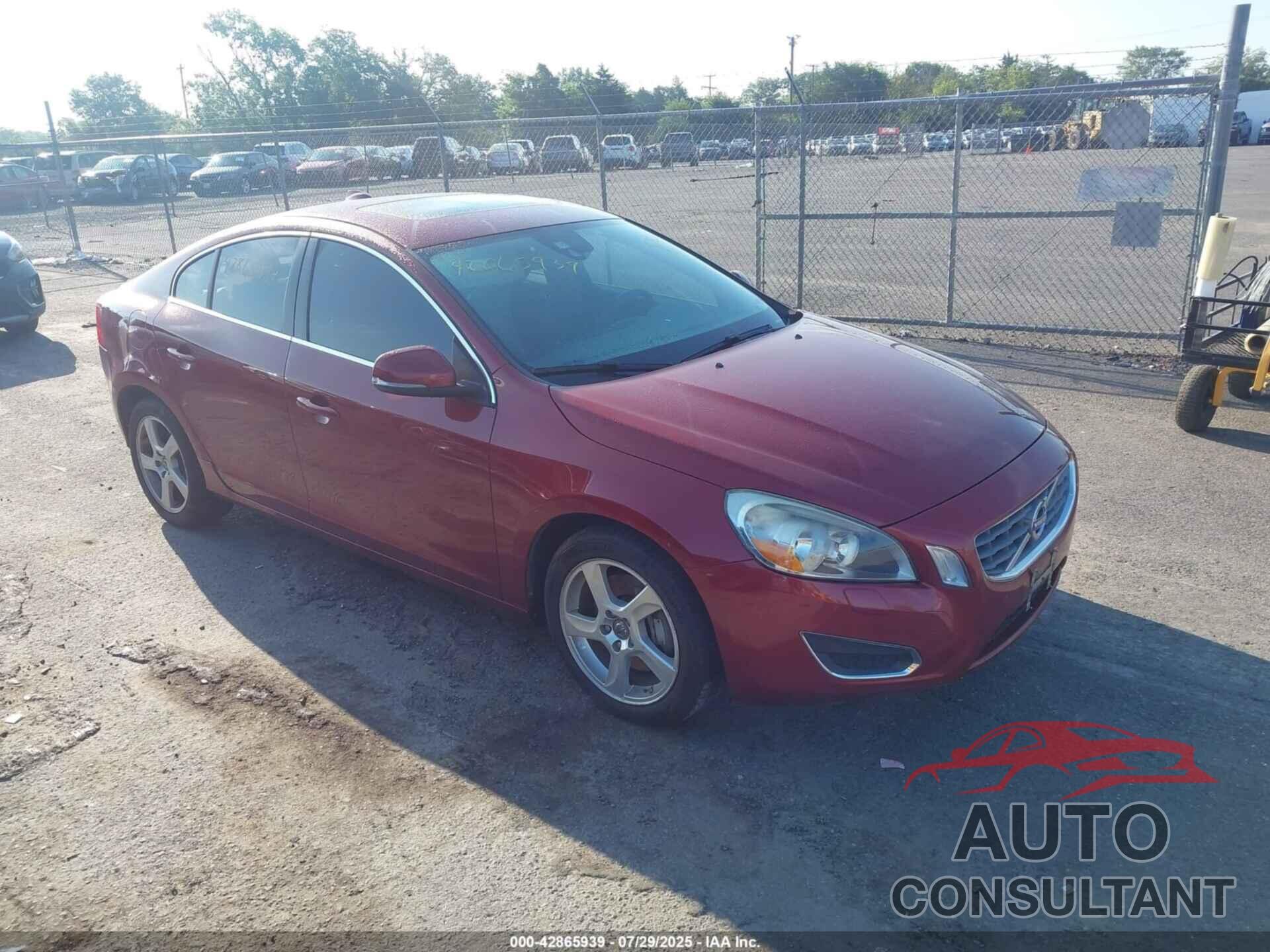 VOLVO S60 2012 - YV1622FS5C2090371