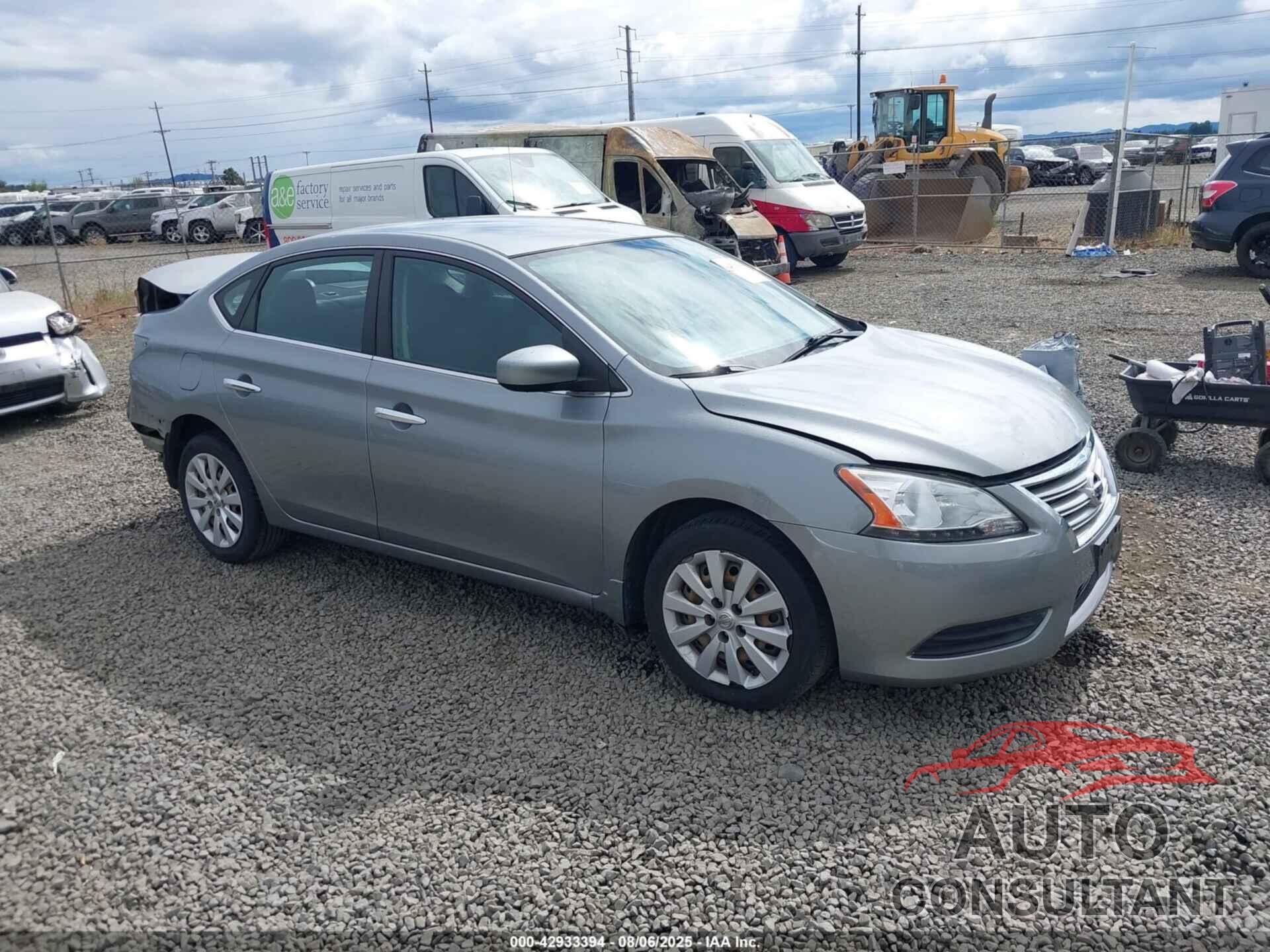 NISSAN SENTRA 2014 - 3N1AB7AP9EL668153