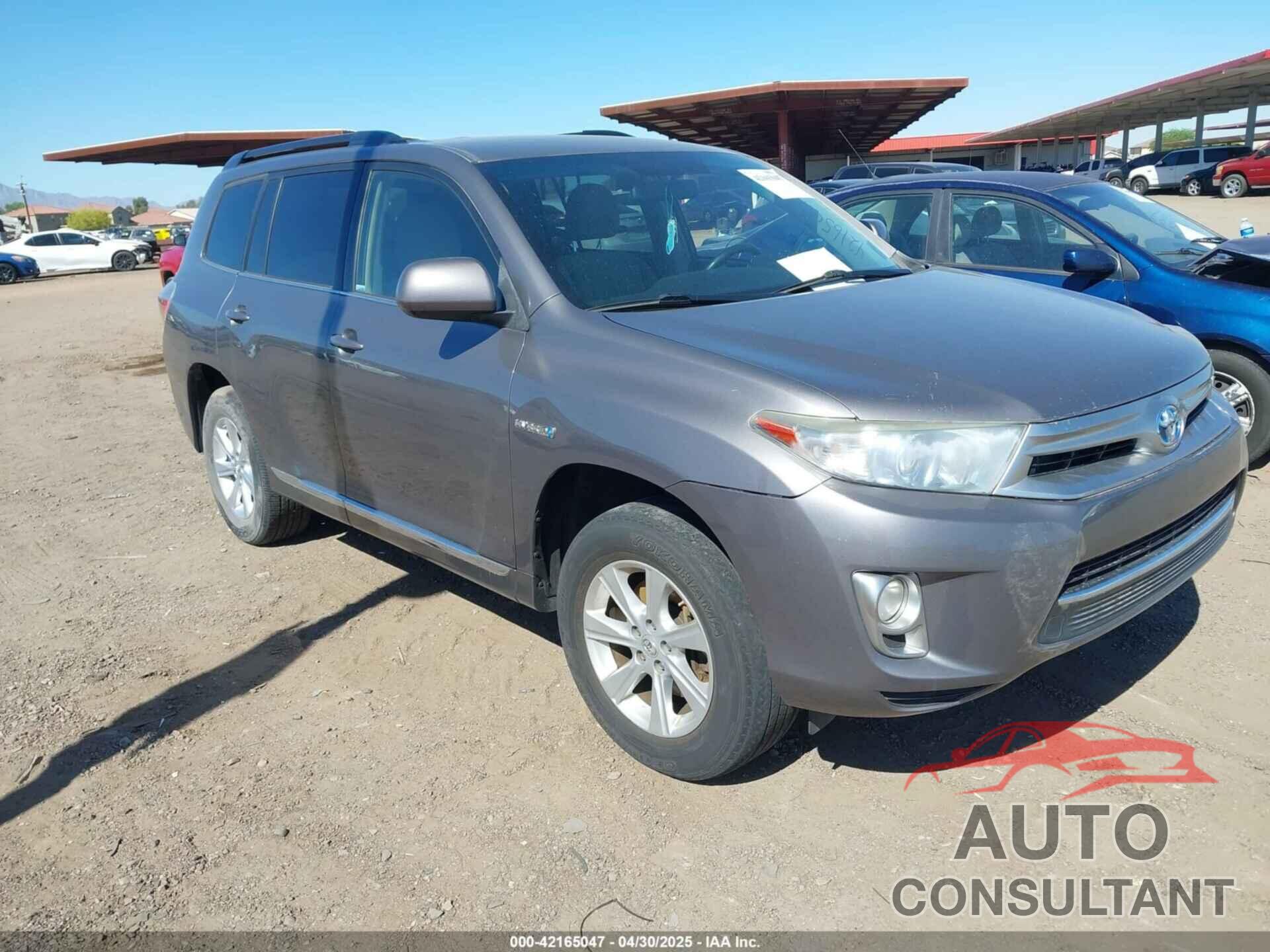 TOYOTA HIGHLANDER HYBRID 2013 - JTEBC3EH1D2011997