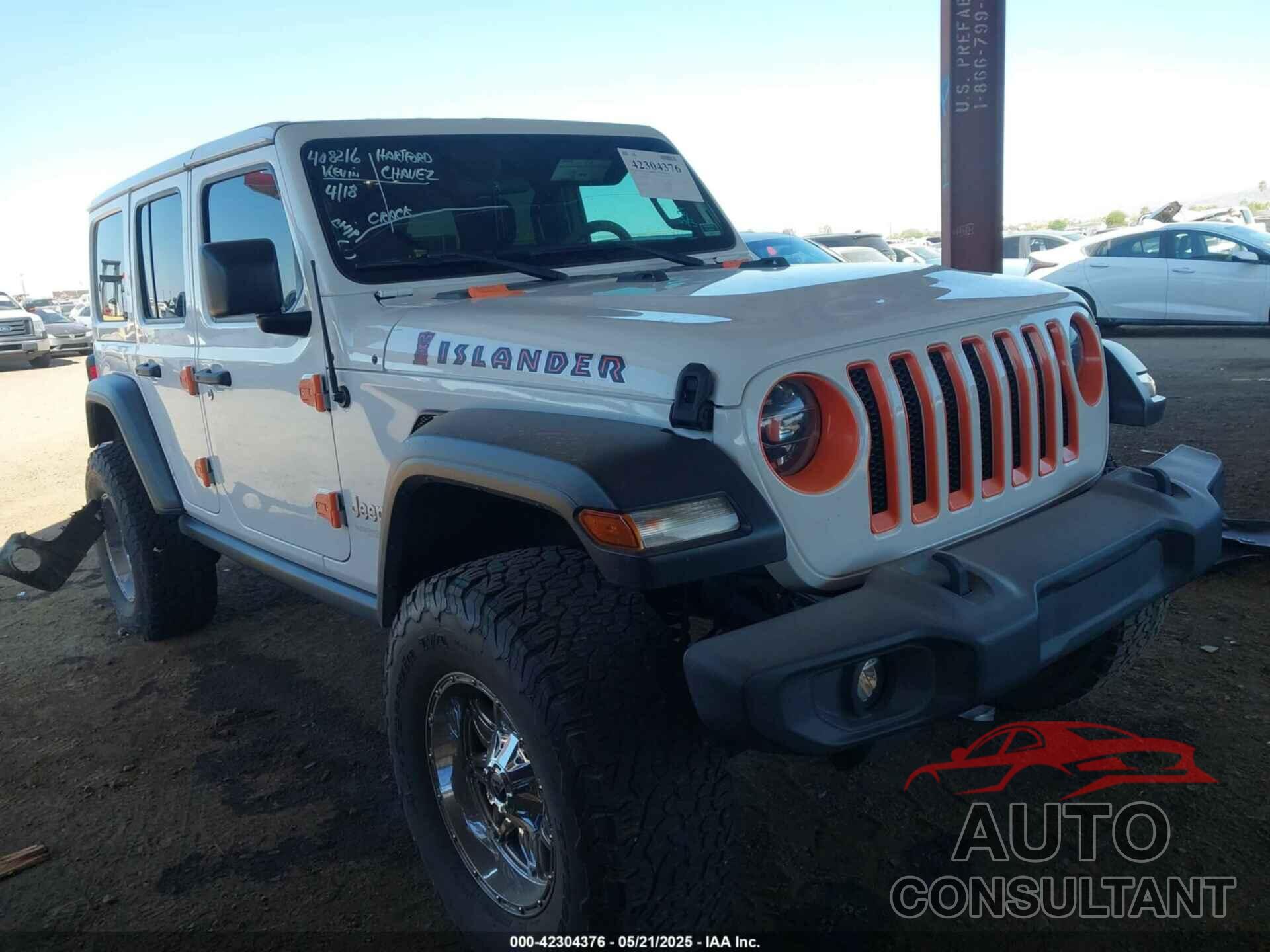JEEP WRANGLER UNLIMITED 2021 - 1C4HJXDG2MW575235