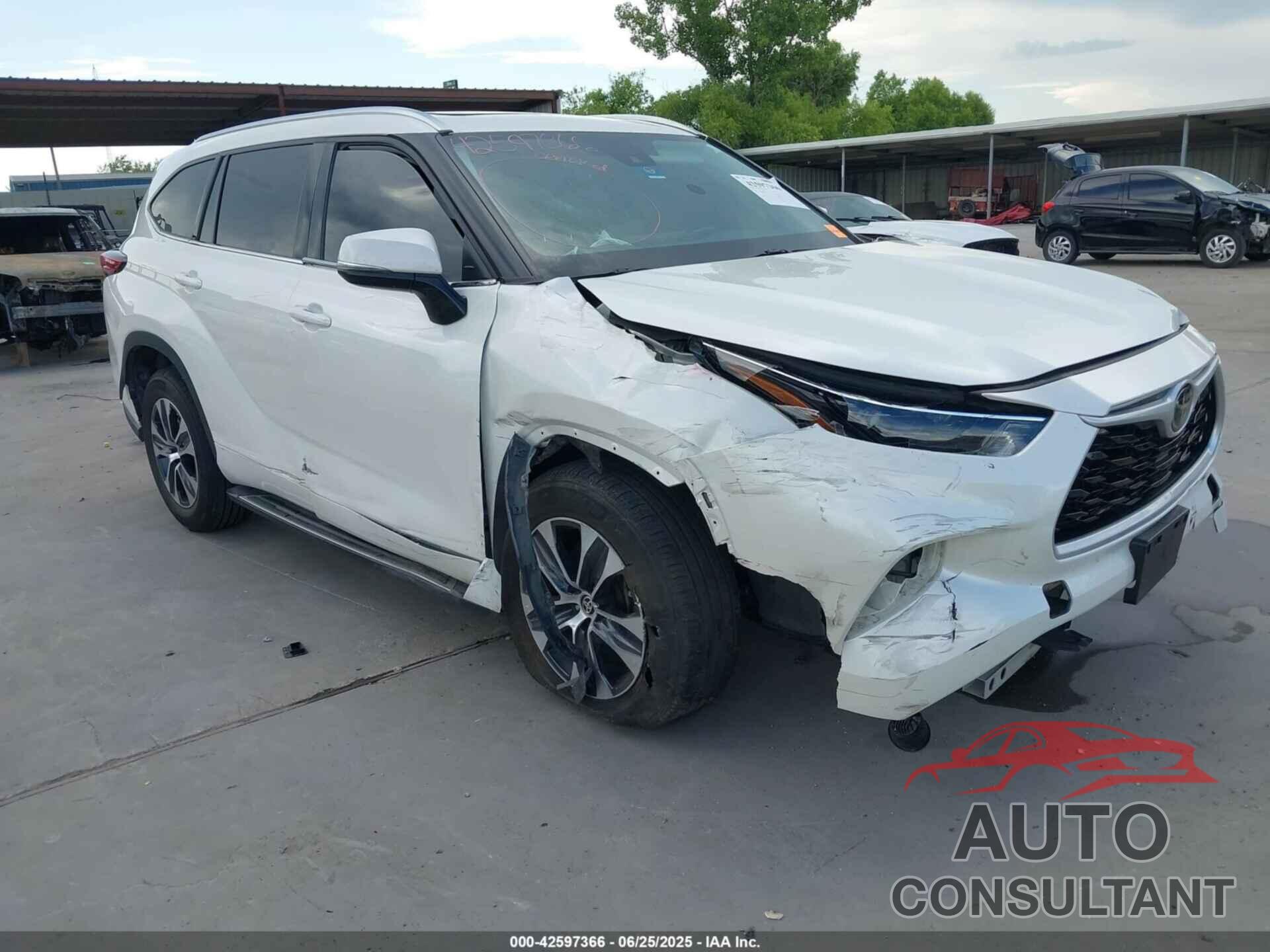 TOYOTA HIGHLANDER 2021 - 5TDGZRAH5MS520338
