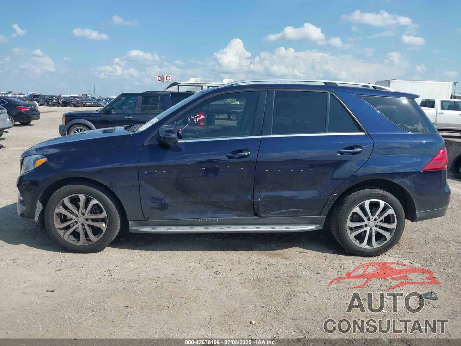 MERCEDES-BENZ GLE 350 2016 - 4JGDA5JB3GA637301