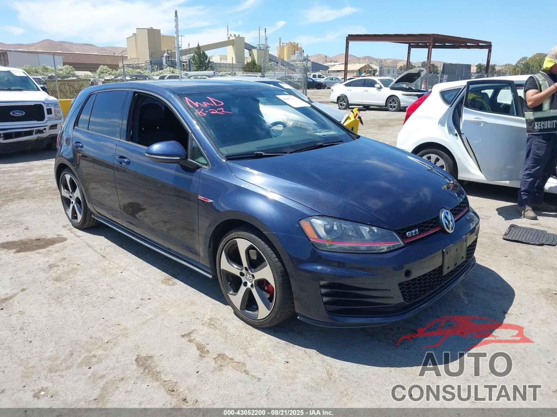 VOLKSWAGEN GOLF GTI 2016 - 3VW4T7AUXGM024961