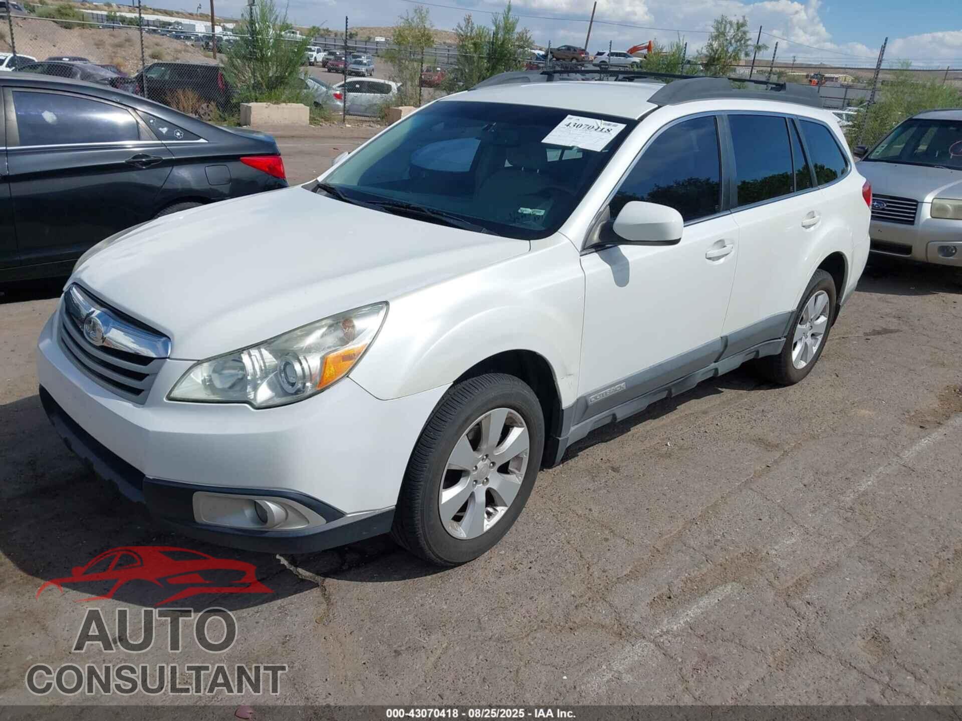 SUBARU OUTBACK 2010 - 4S4BRBBC8A3364728