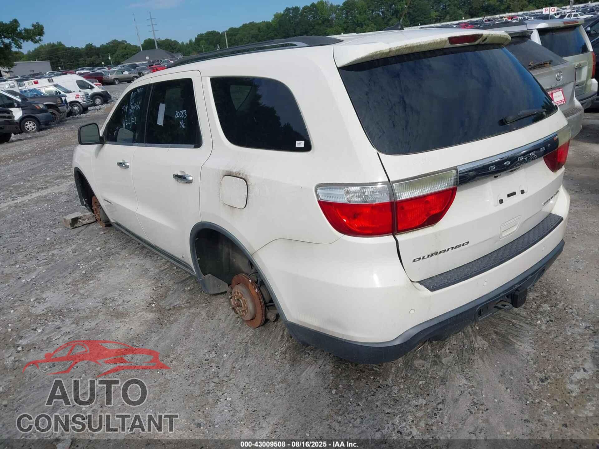 DODGE DURANGO 2012 - 1C4SDHET2CC275550