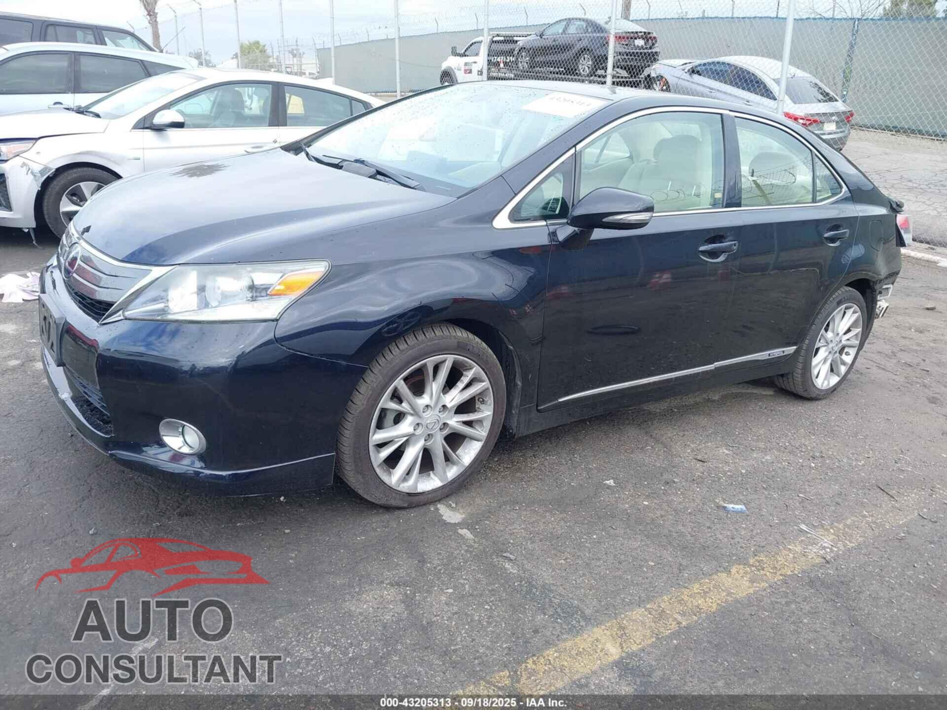 LEXUS HS 250H 2010 - JTHBB1BA1A2020406