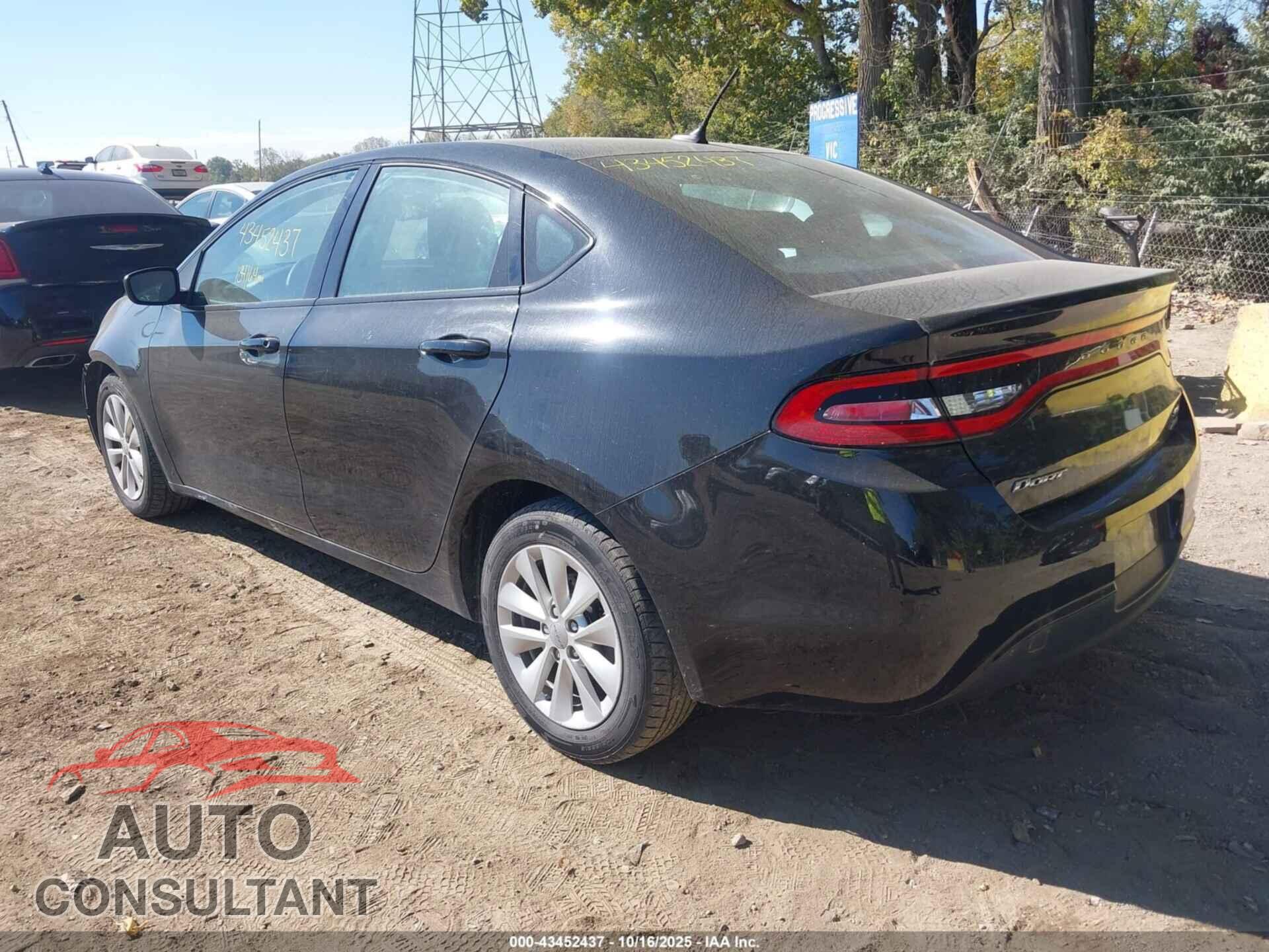 DODGE DART 2014 - 1C3CDFBB8ED743738