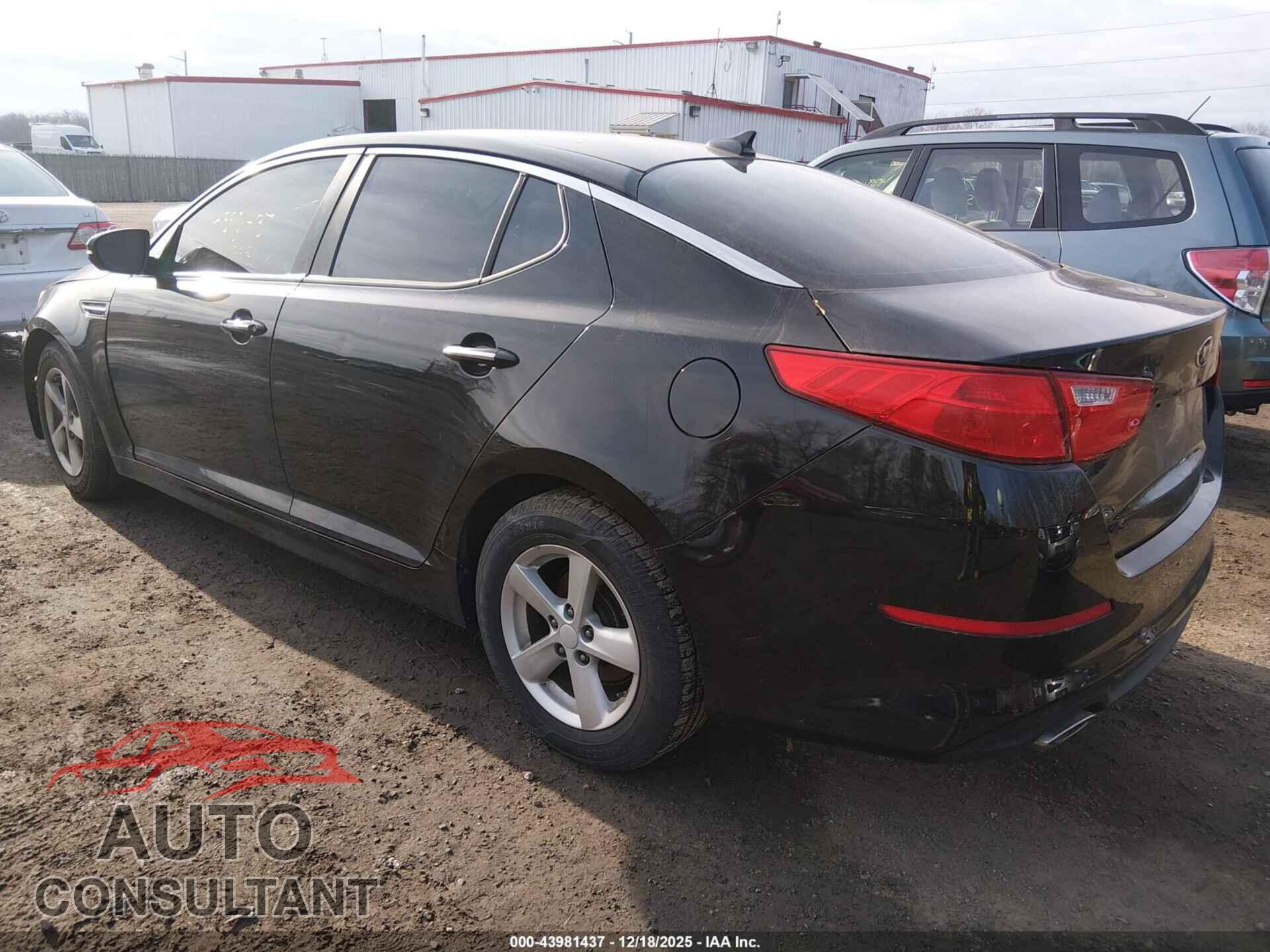 KIA OPTIMA 2015 - KNAGM4A71F5663138