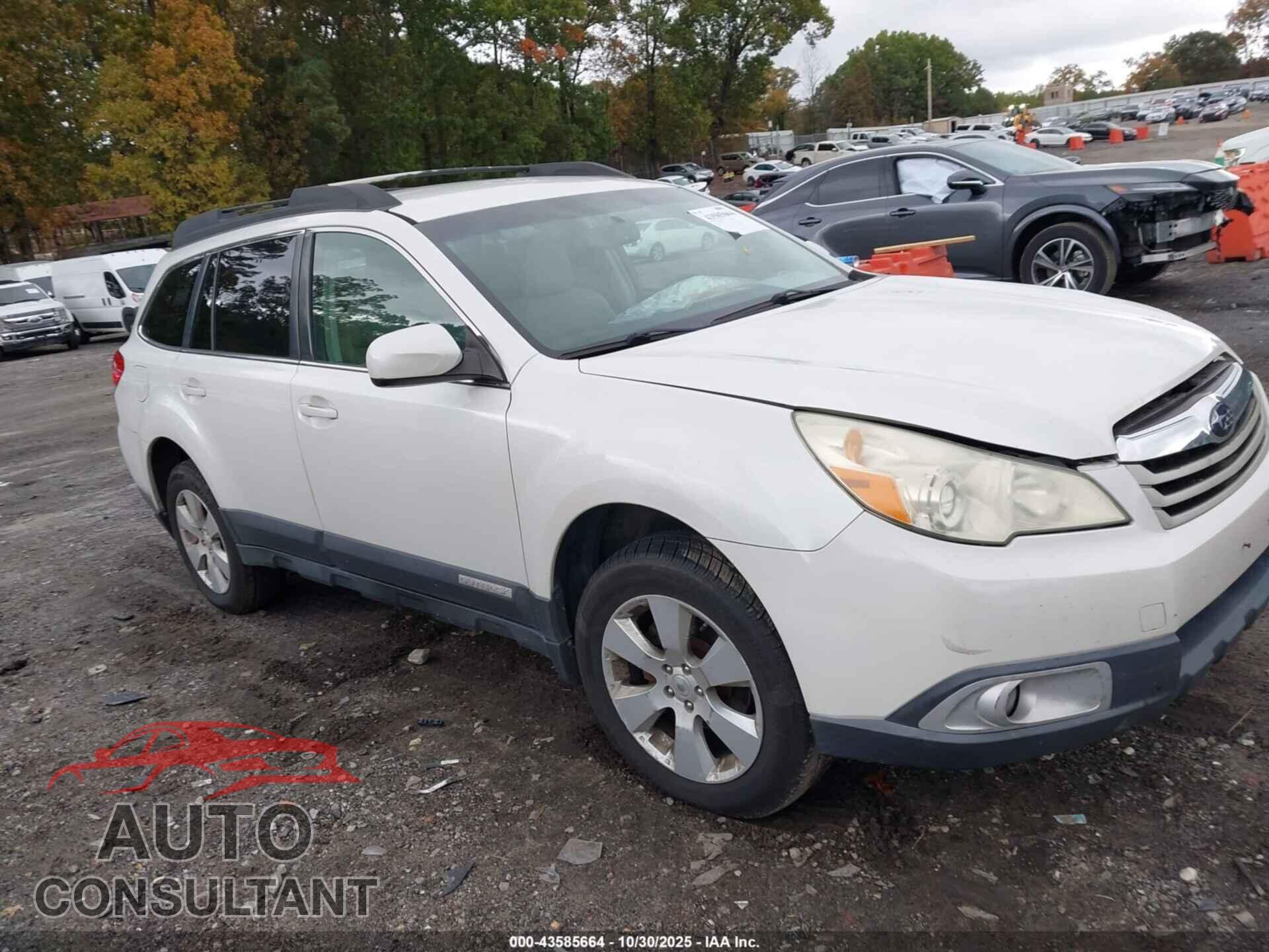 SUBARU OUTBACK 2010 - 4S4BRCCC4A3329527