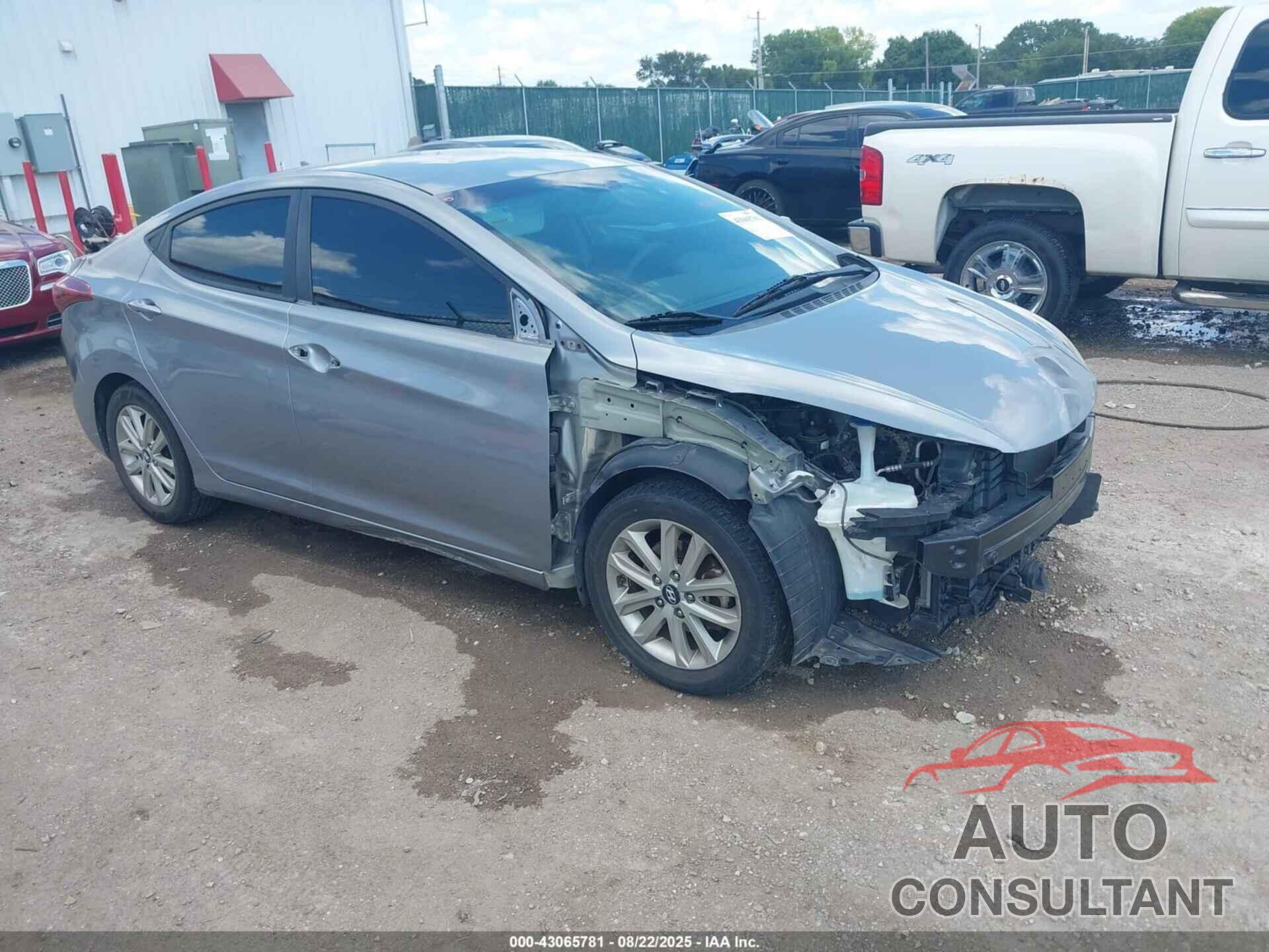 HYUNDAI ELANTRA 2014 - KMHDH4AE9EU159171