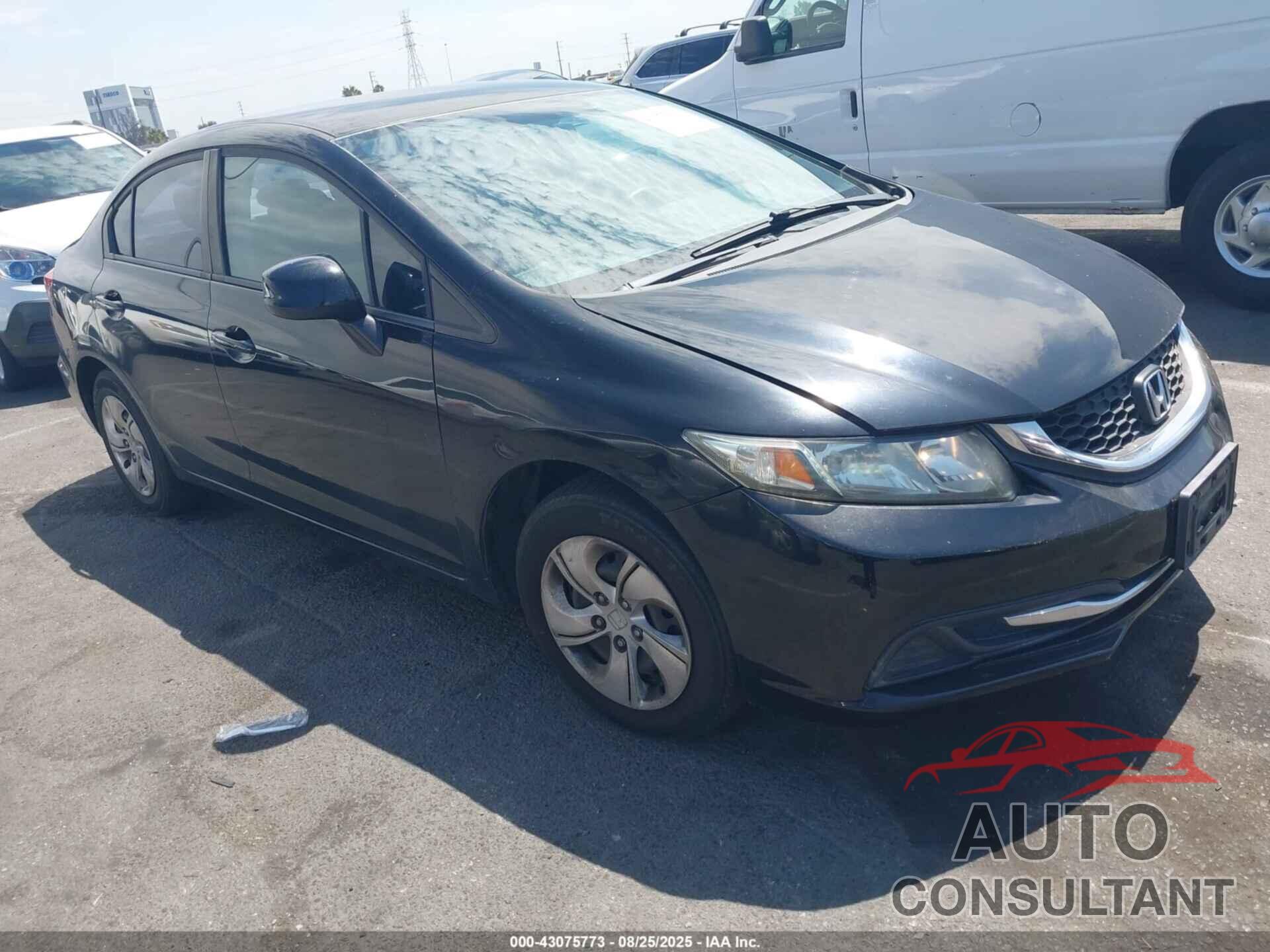 HONDA CIVIC 2013 - 19XFB2F57DE257253
