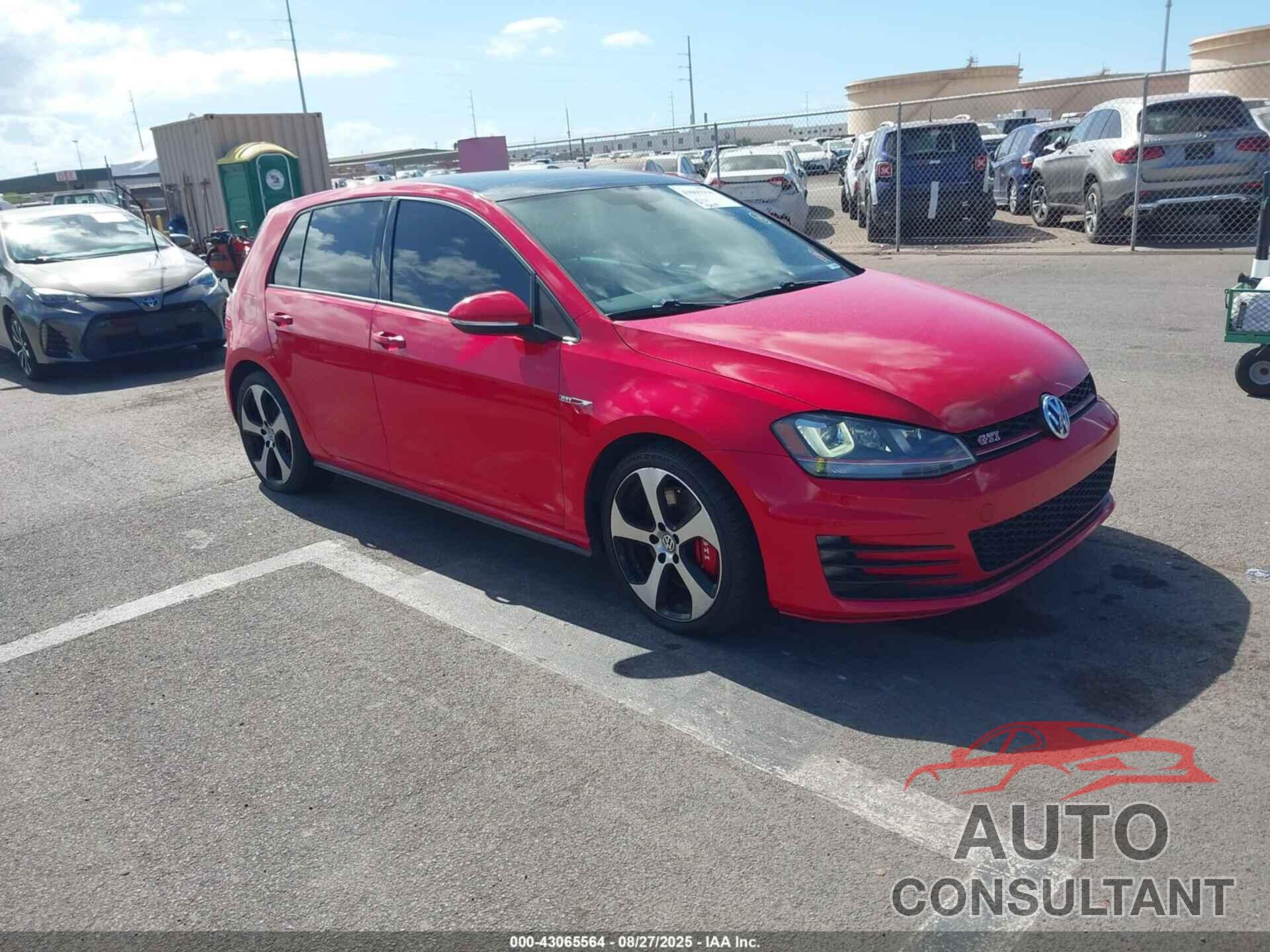 VOLKSWAGEN GOLF GTI 2017 - 3VW447AU4HM021469