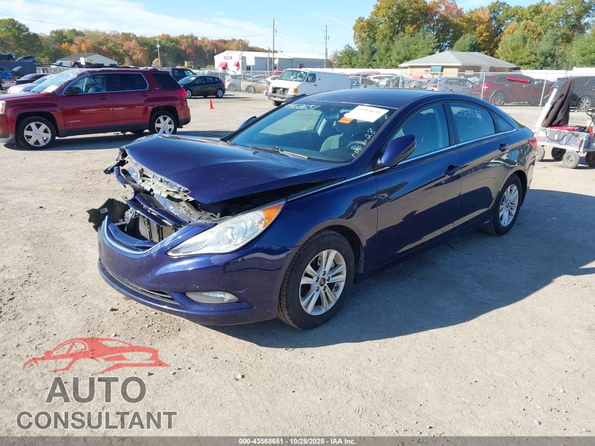 HYUNDAI SONATA 2013 - 5NPEB4AC7DH593560