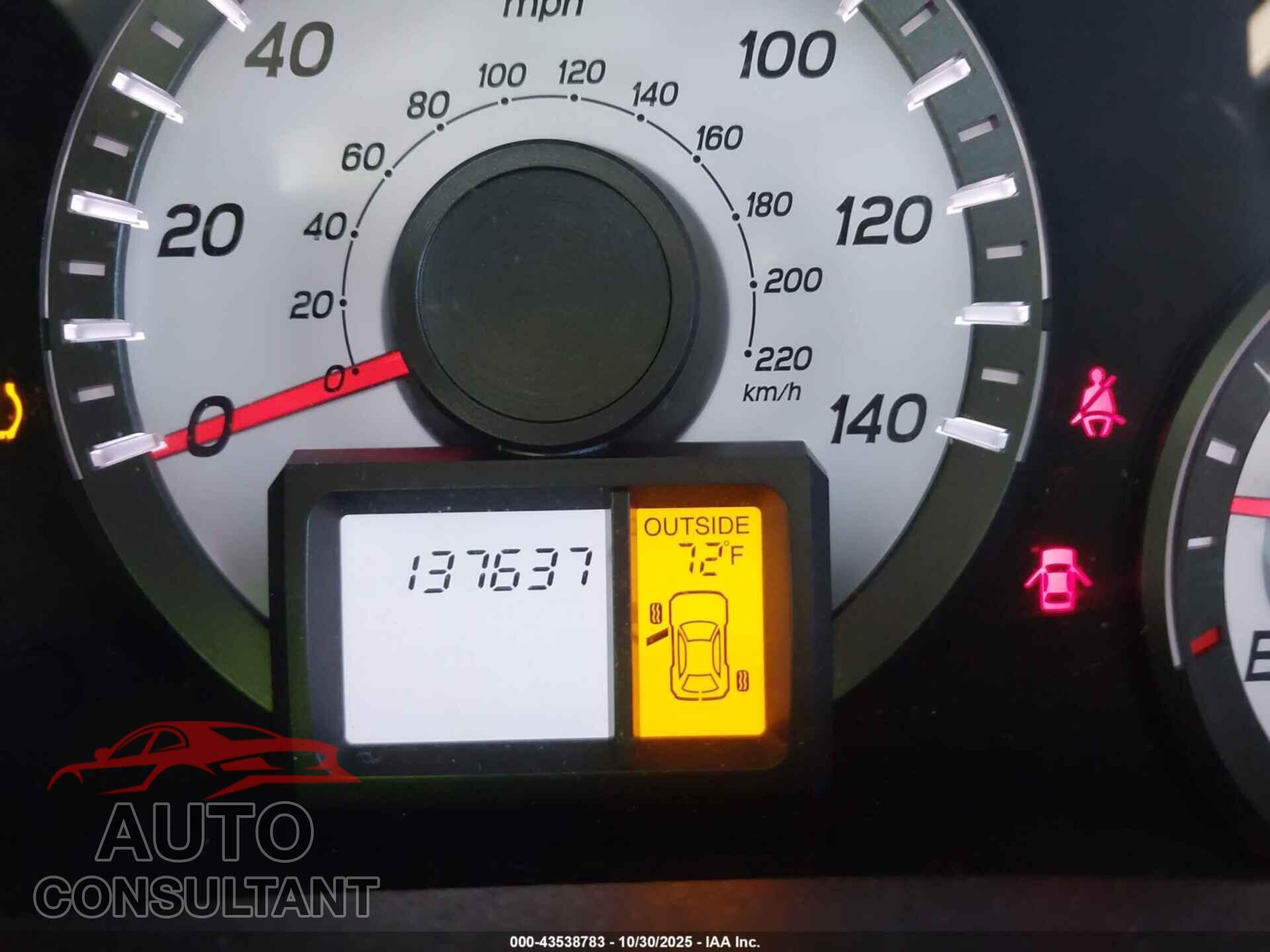 HONDA PILOT 2012 - 5FNYF3H50CB014120