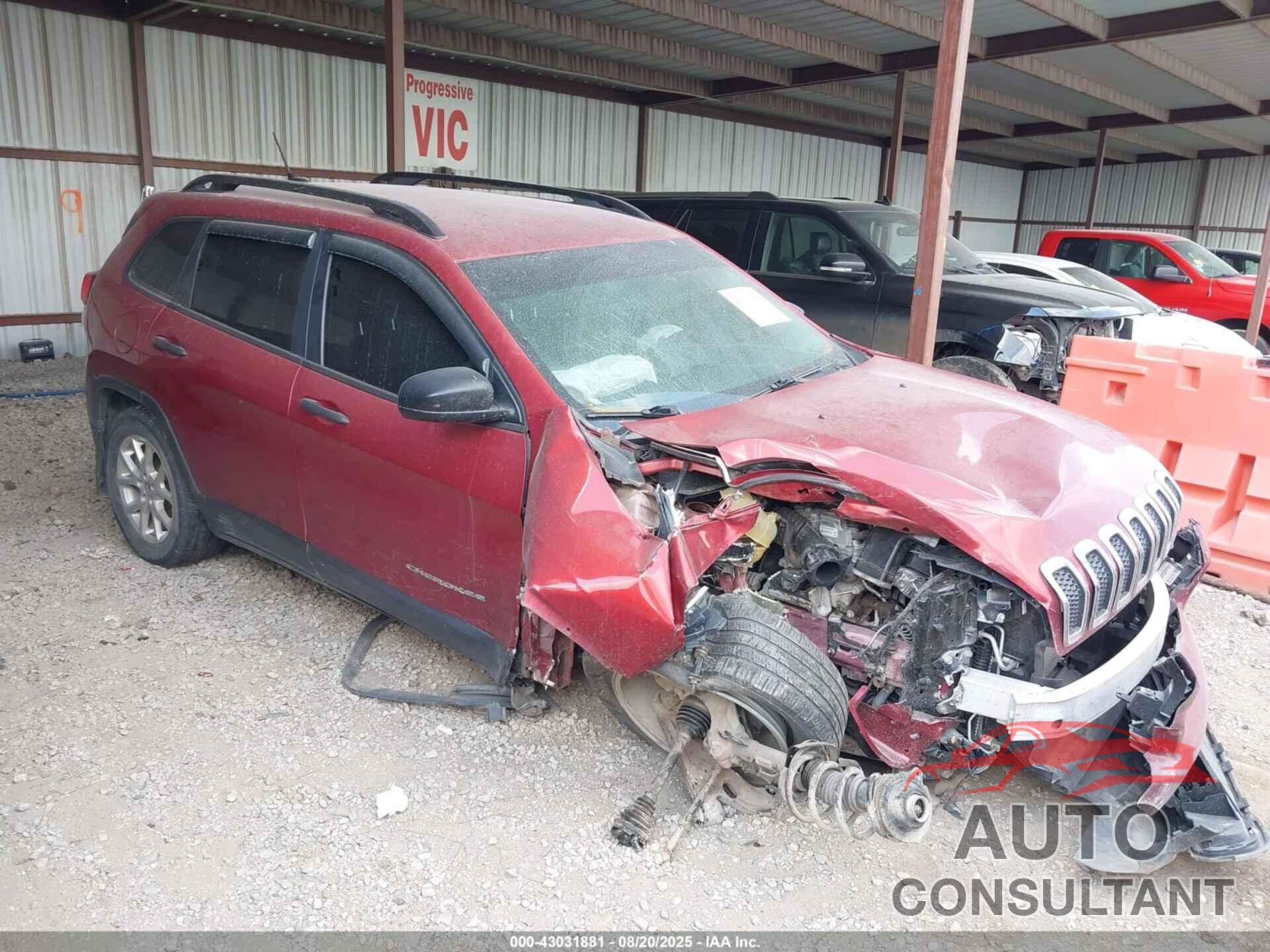 JEEP CHEROKEE 2016 - 1C4PJMAB1GW176226