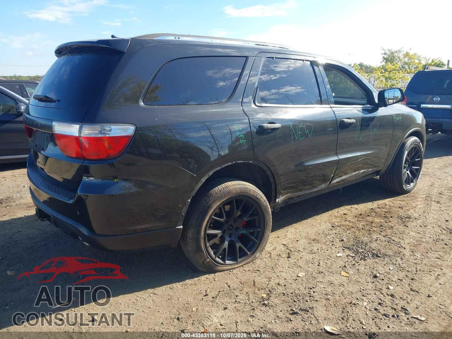 DODGE DURANGO 2013 - 1C4RDJEG7DC554258