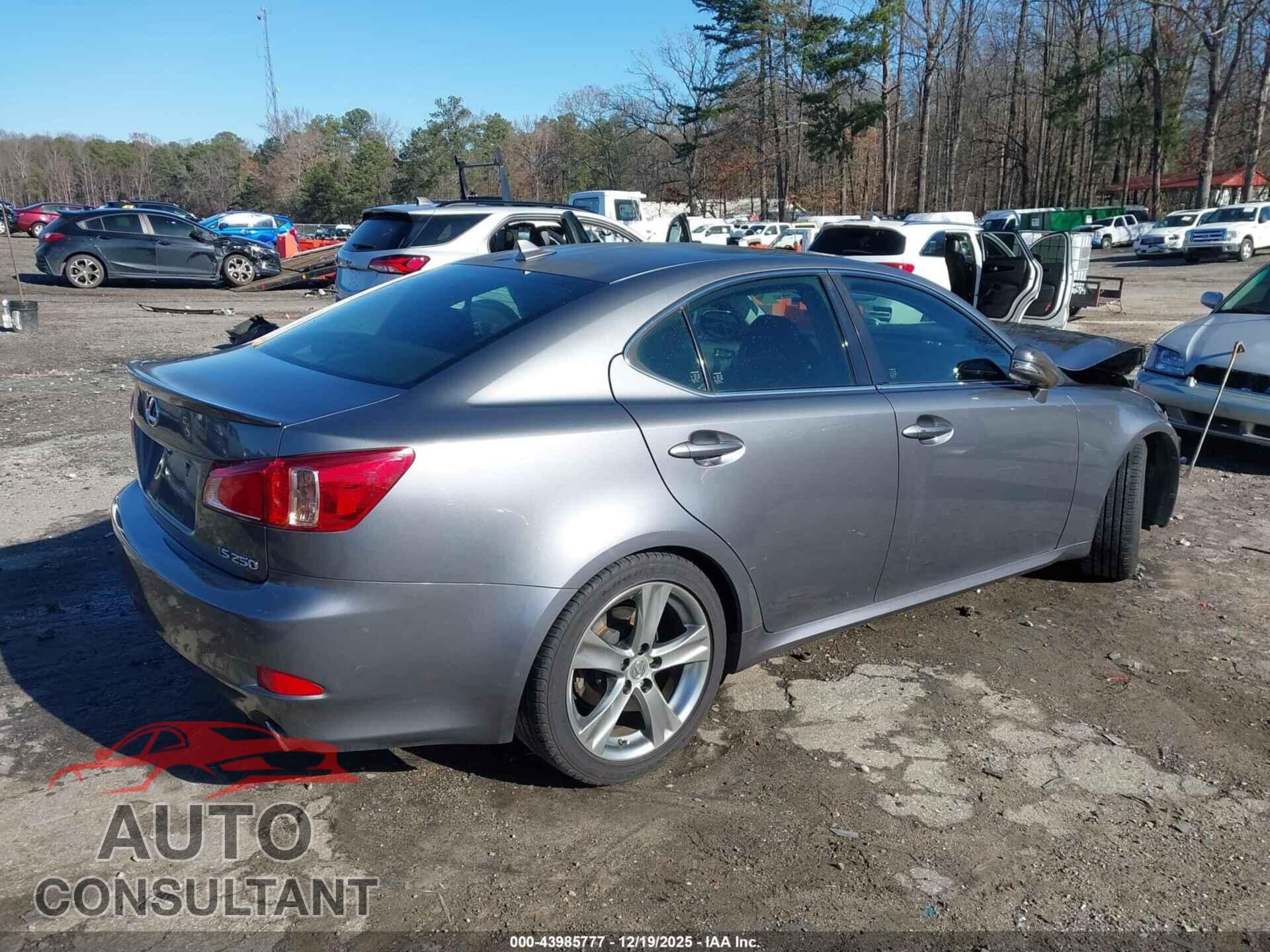 LEXUS IS 250 2013 - JTHBF5C22D5187525