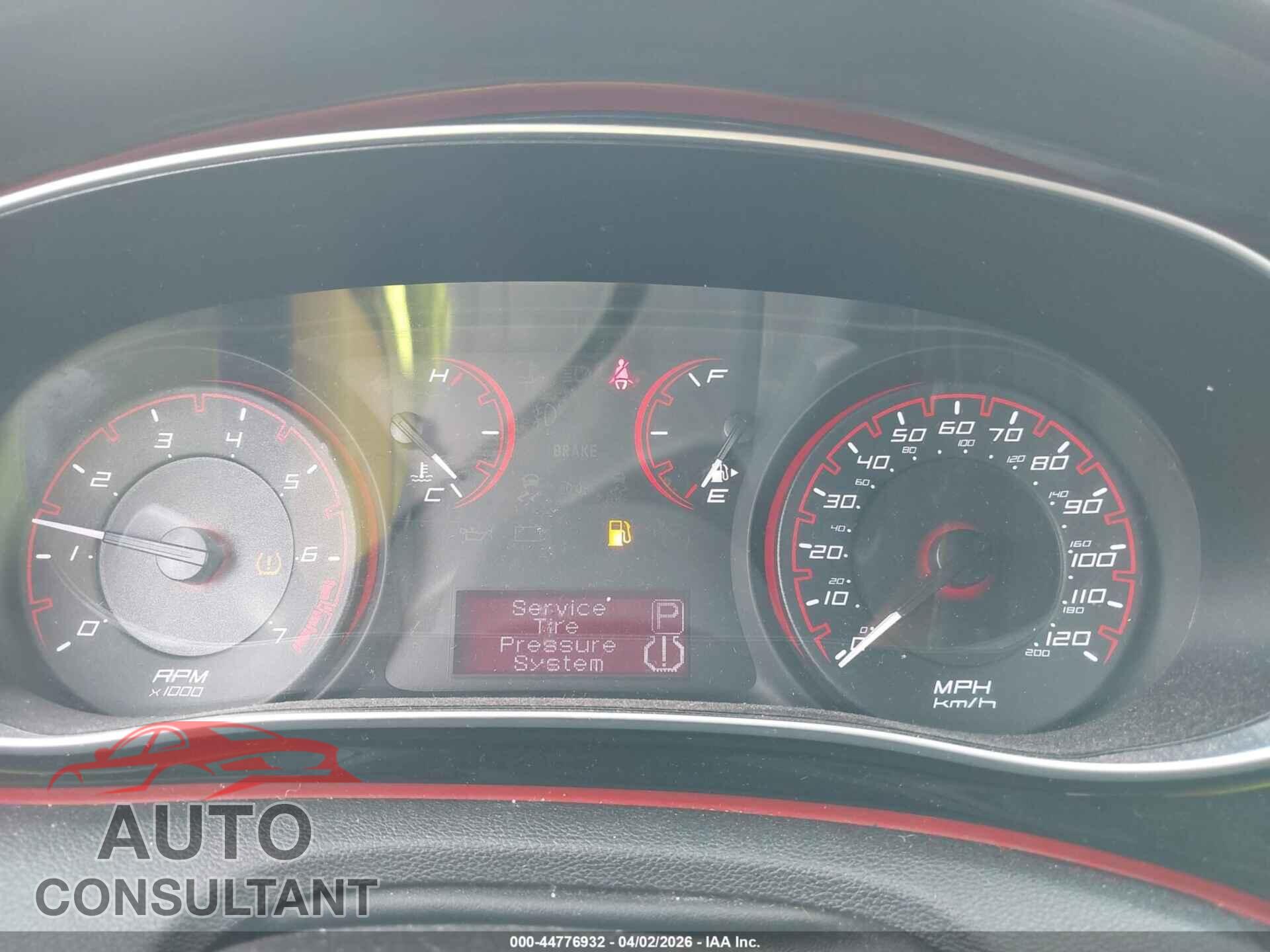 DODGE DART 2015 - 1C3CDFBB0FD433732