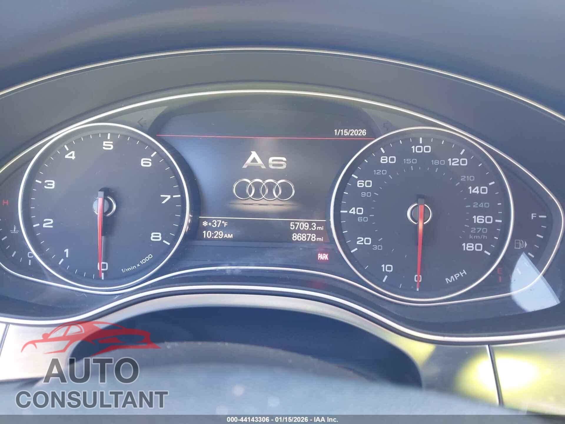 AUDI A6 2013 - WAUGFAFC7DN127435