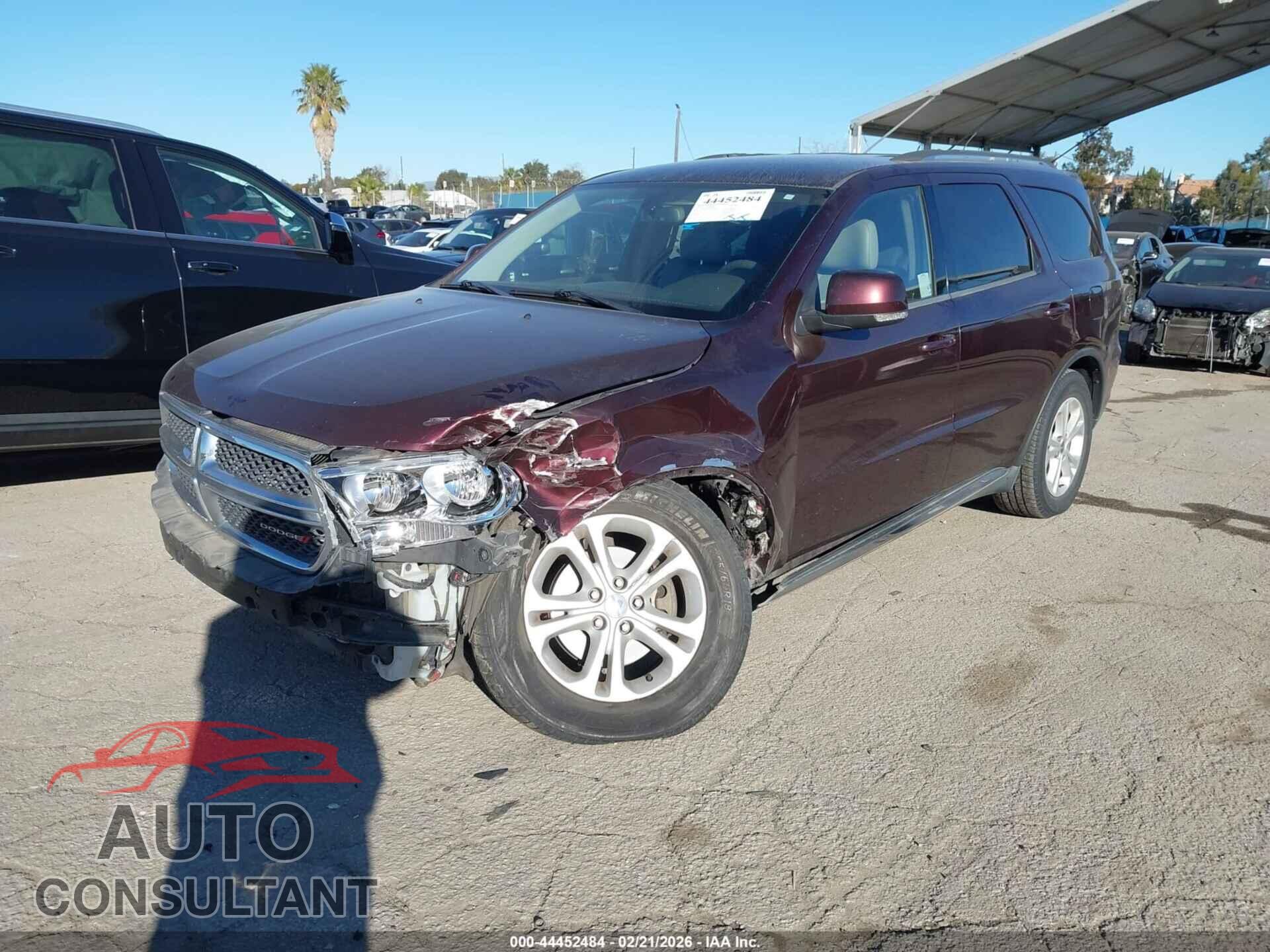 DODGE DURANGO 2012 - 1C4RDHDG6CC308374