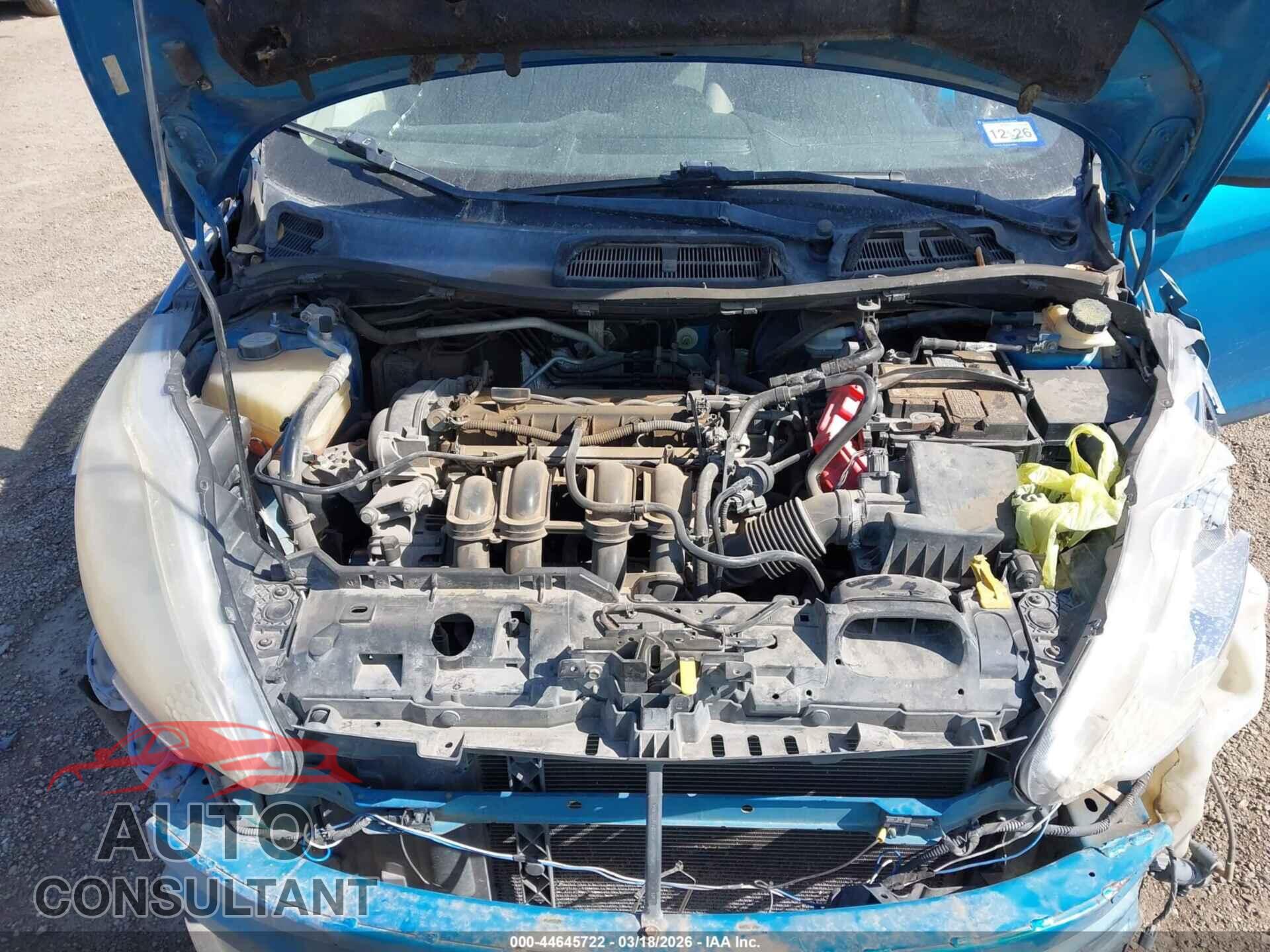 FORD FIESTA 2012 - 3FADP4EJ5CM199057