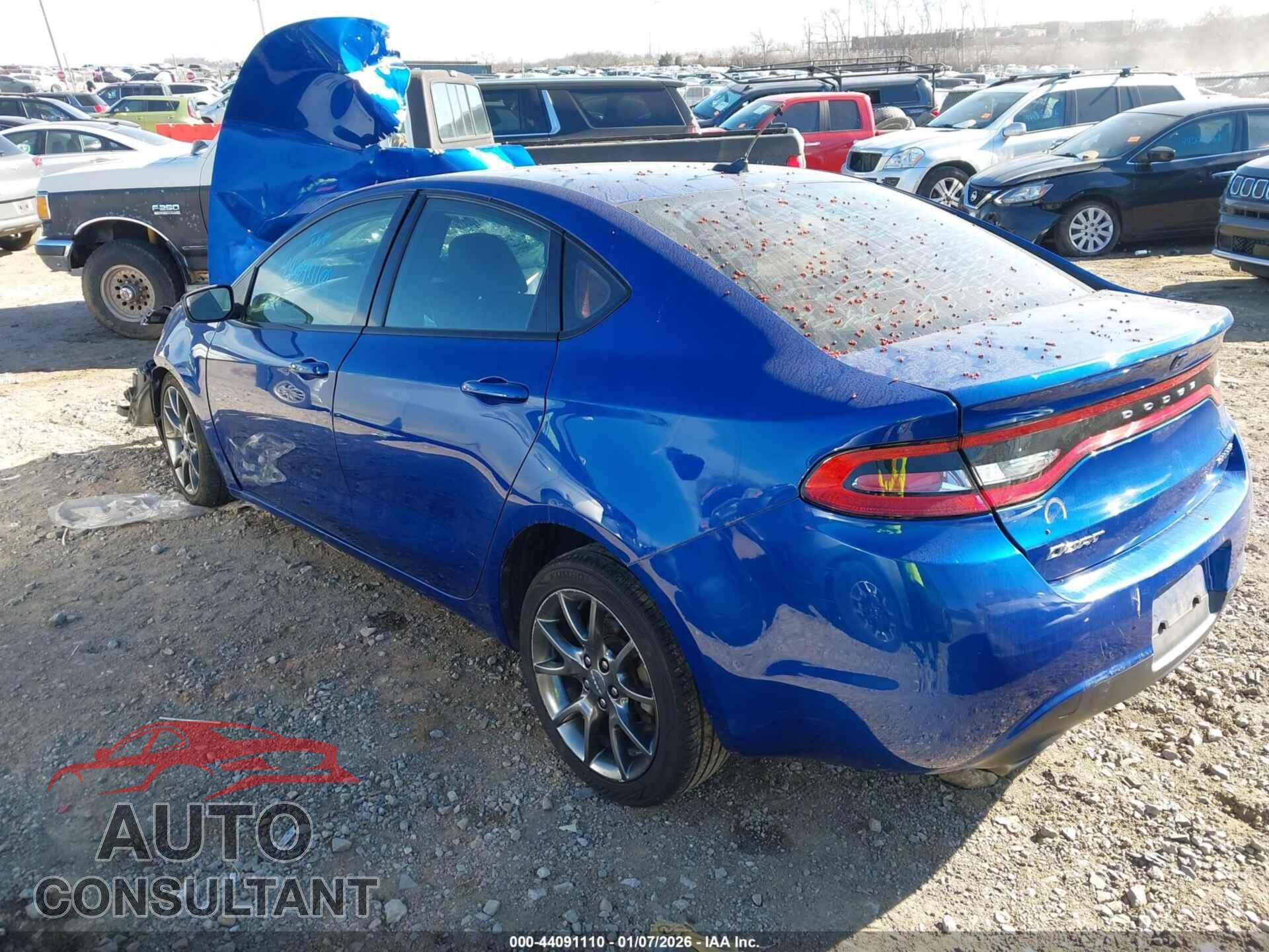 DODGE DART 2013 - 1C3CDFBA8DD337237