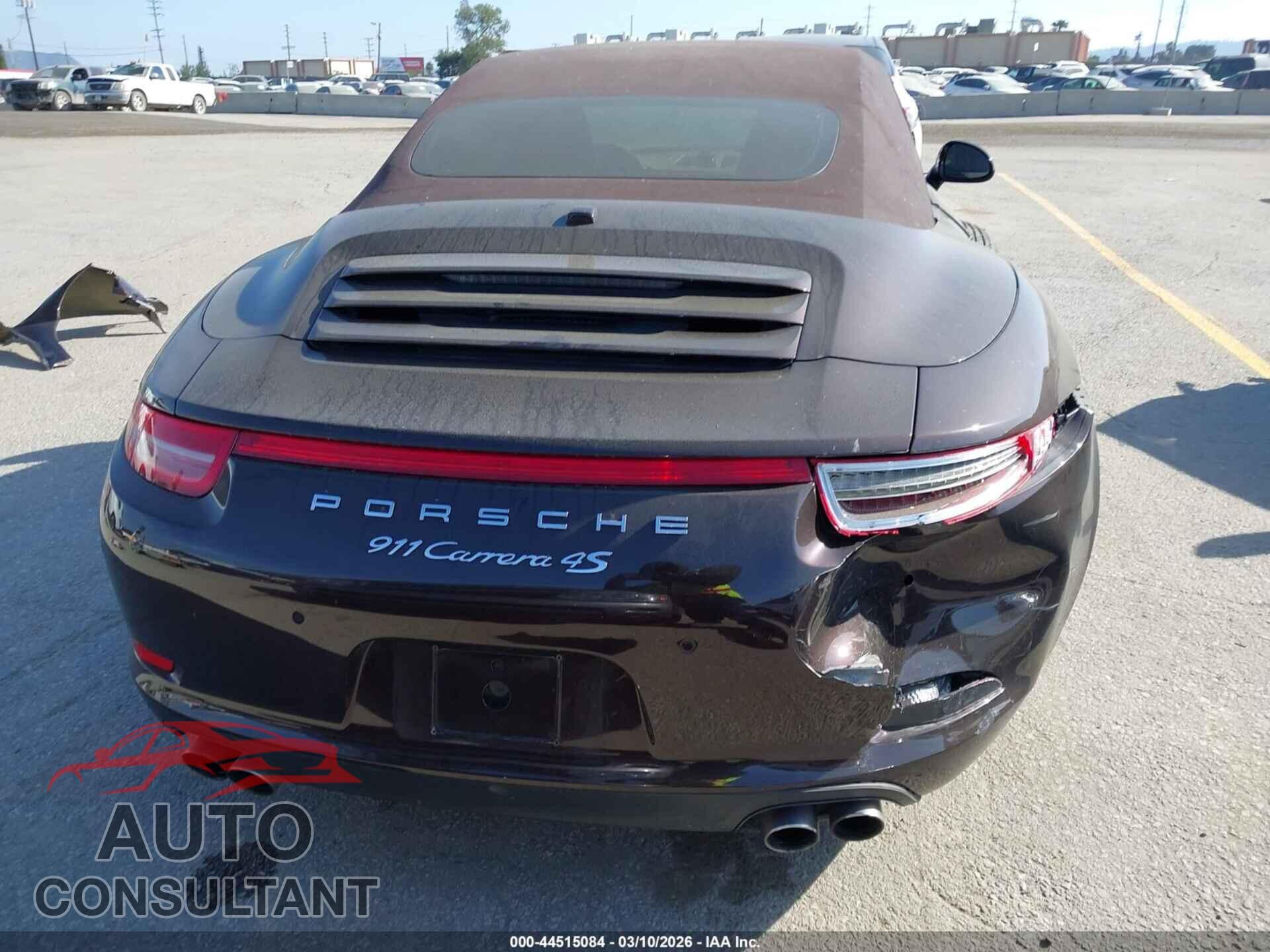PORSCHE 911 2013 - WP0CB2A9XDS156878
