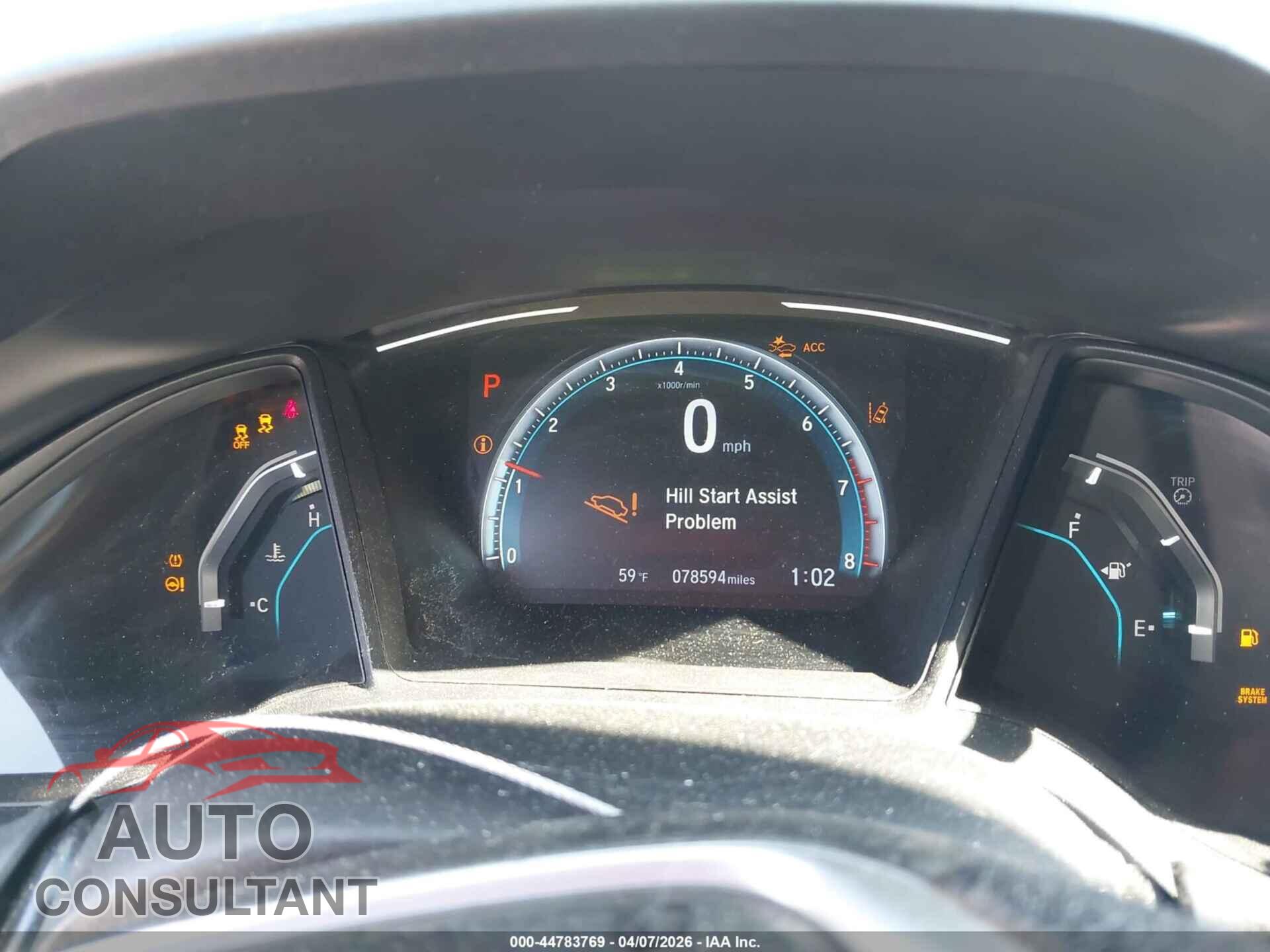 HONDA CIVIC 2020 - 2HGFC2F61LH523425