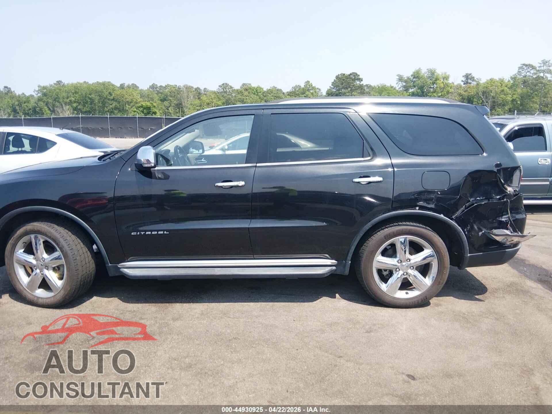 DODGE DURANGO 2012 - 1C4SDHET7CC260574