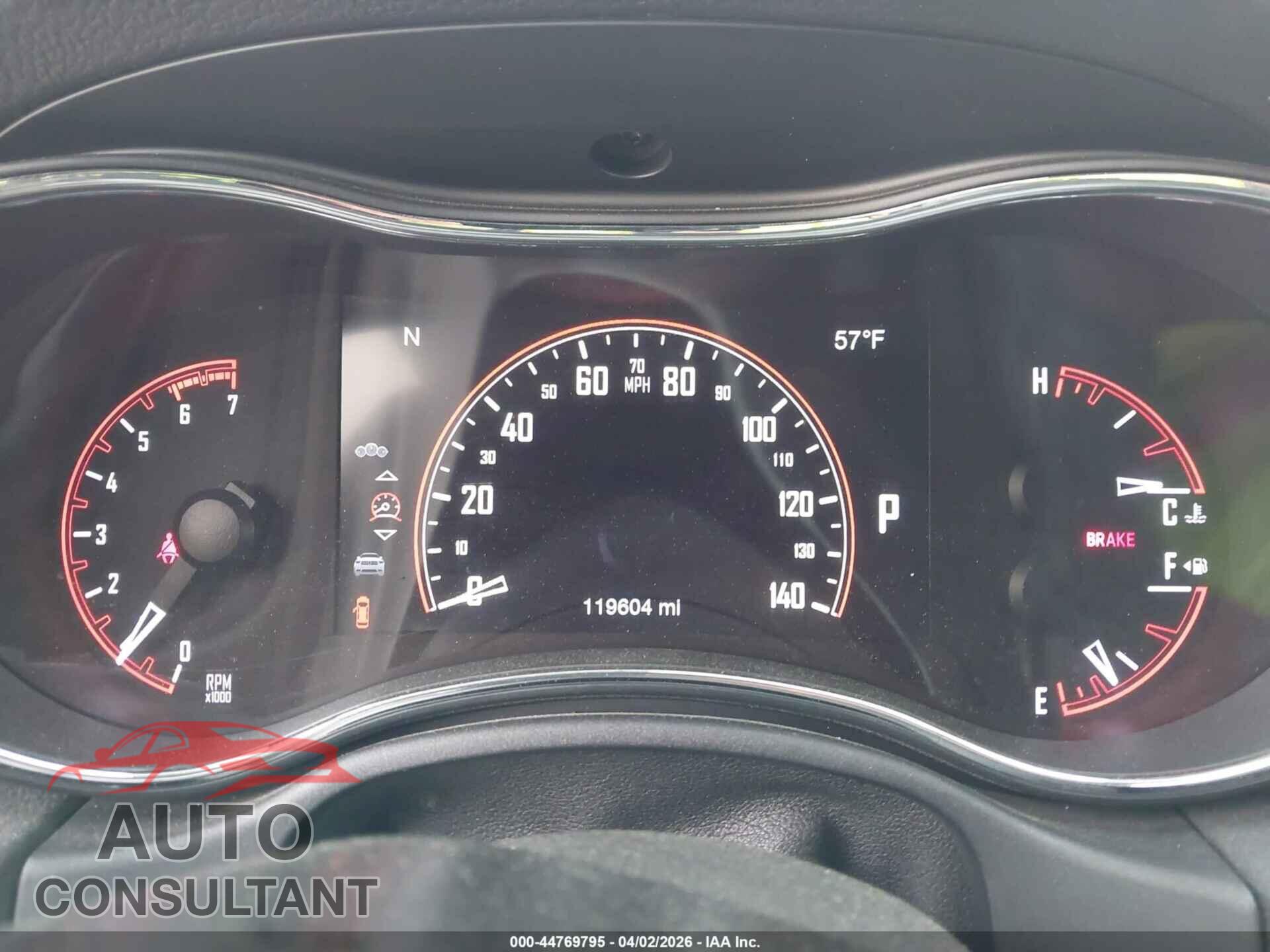 DODGE DURANGO 2017 - 1C4SDHCT4HC936618
