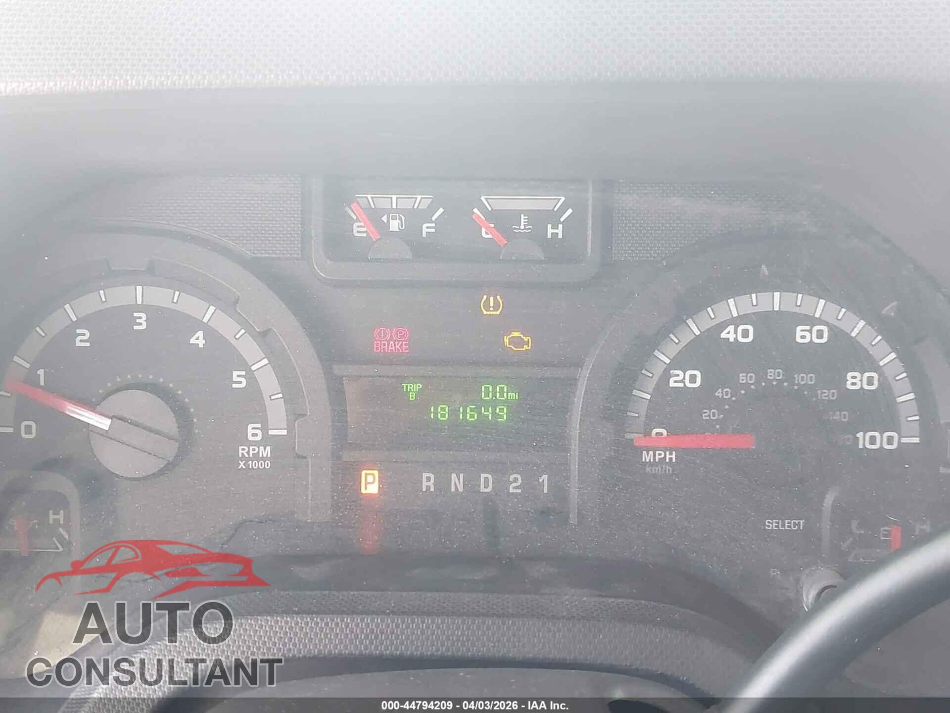 FORD E-150 2011 - 1FTNE1EWXBDA58378