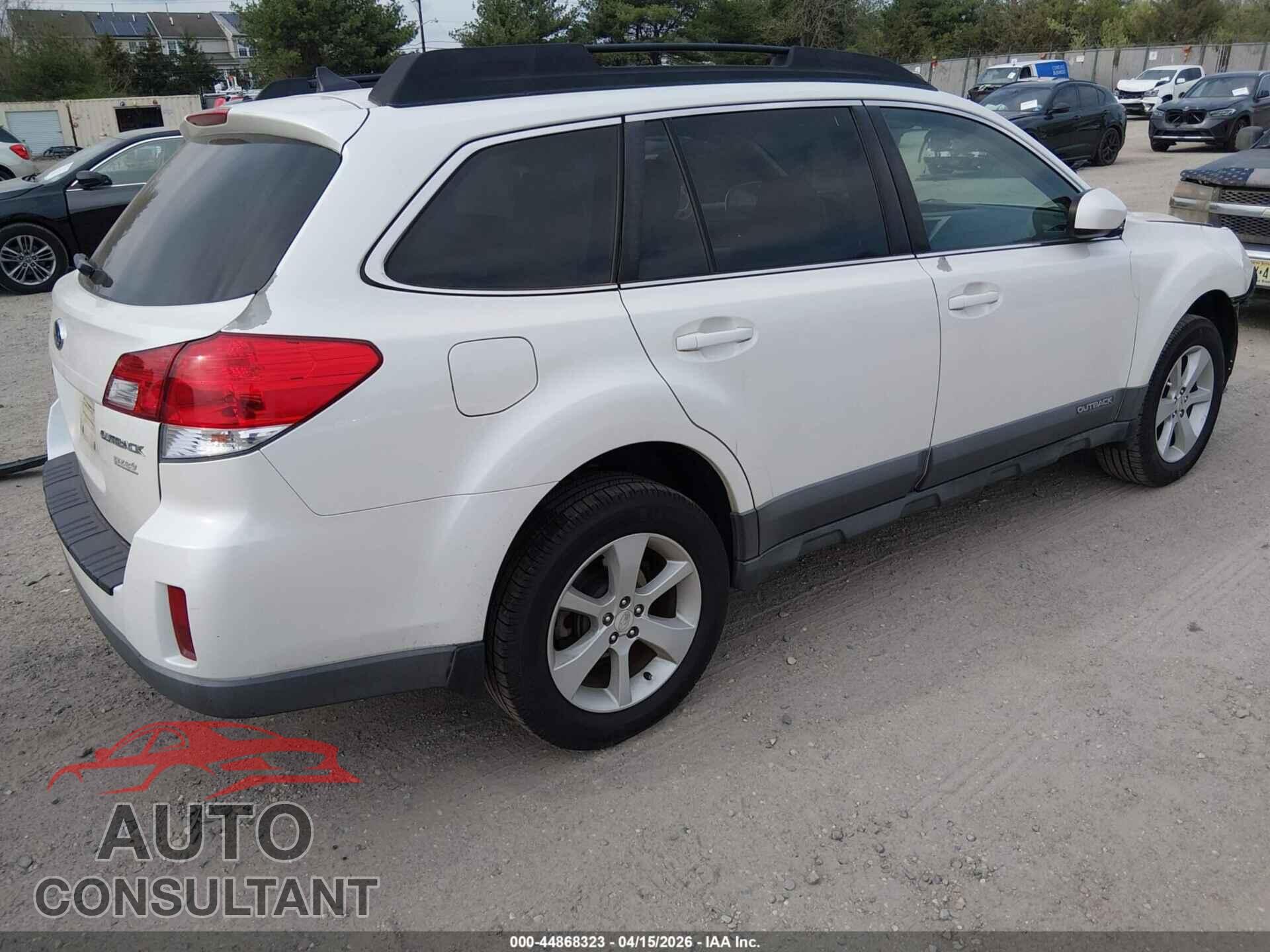 SUBARU OUTBACK 2014 - 4S4BRBCC0E3201513