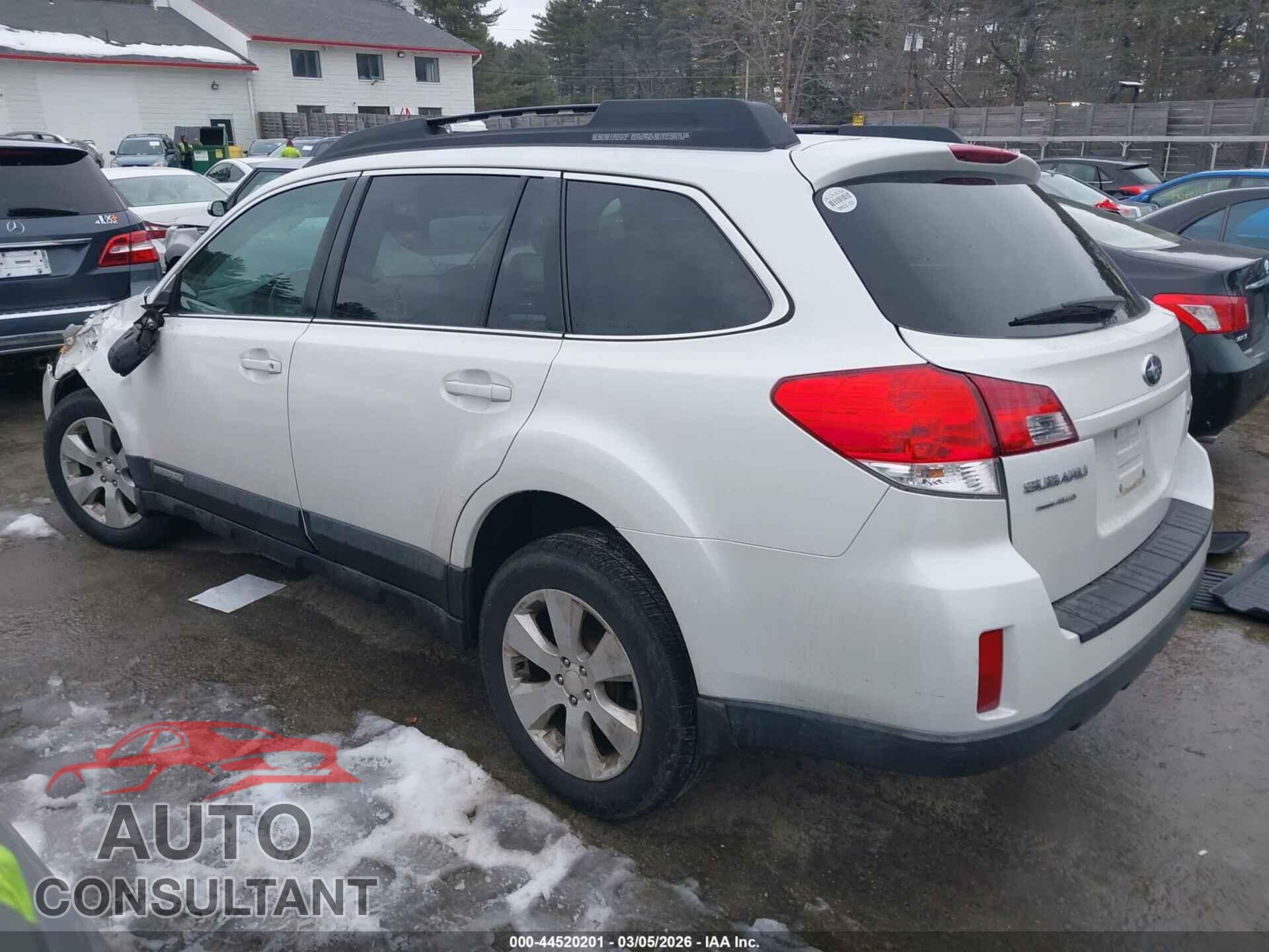 SUBARU OUTBACK 2011 - 4S4BRBCC6B3322073